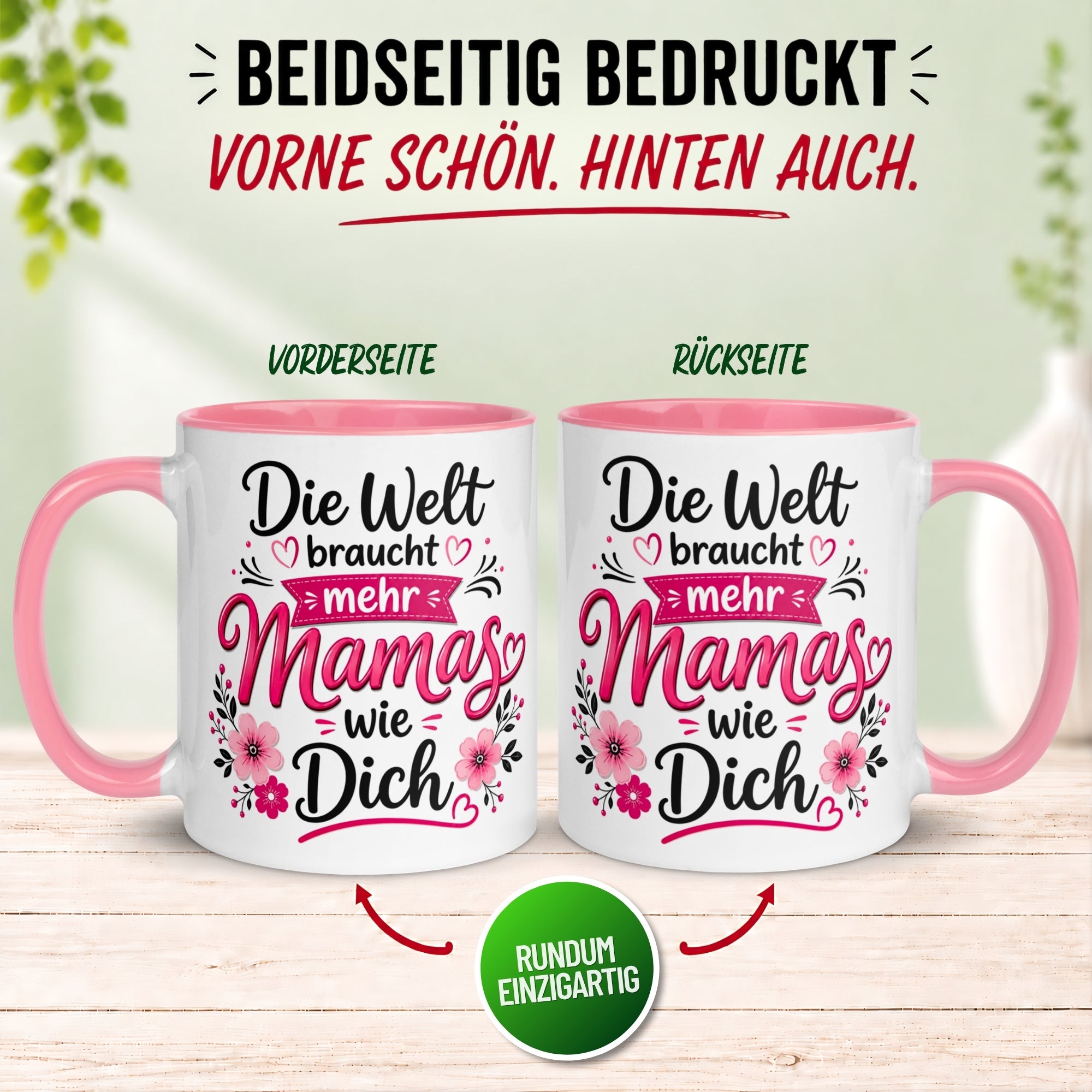 Tasse Mama – „Die Welt braucht mehr Mamas wie dich“ – Muttertag Geschenk
