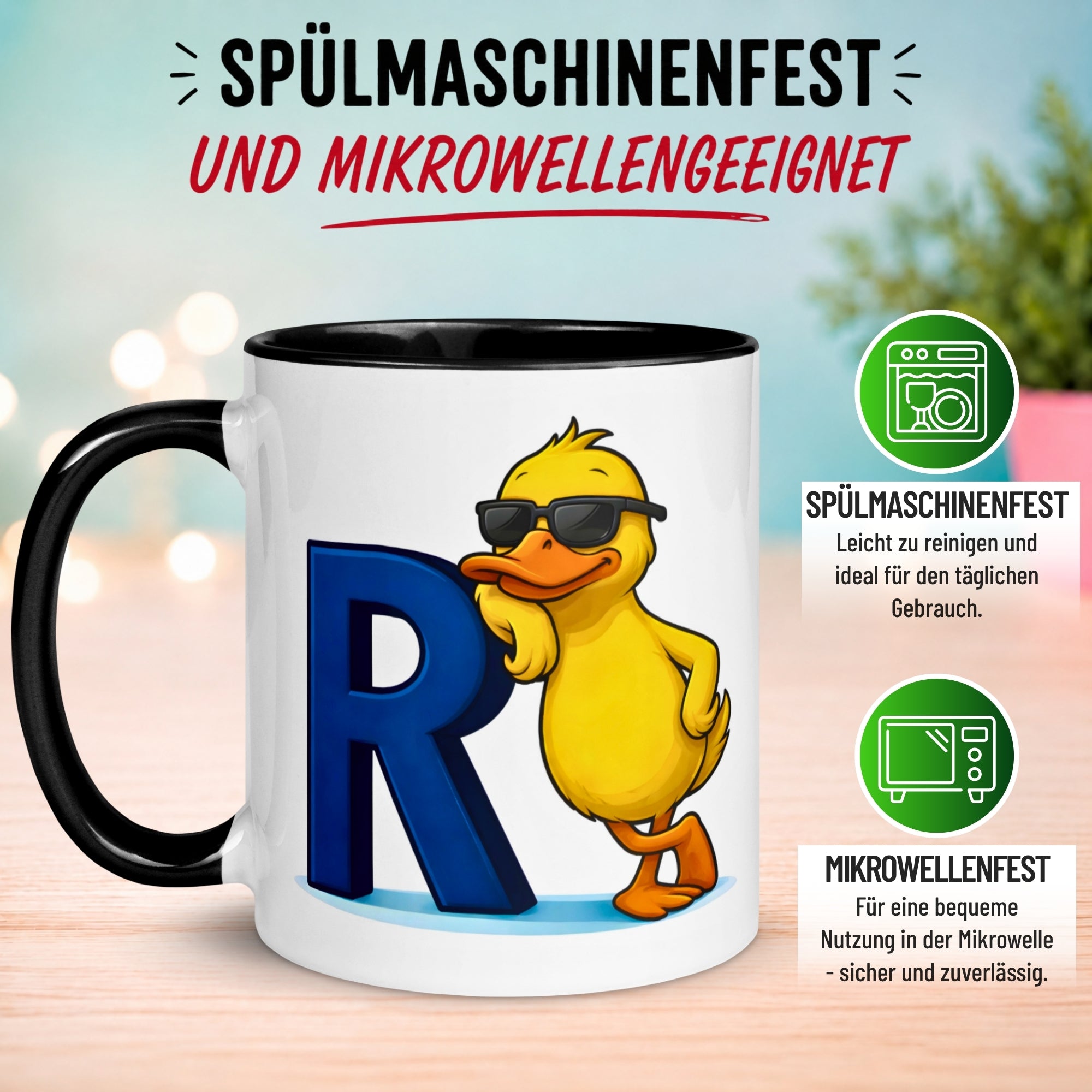 Tasse Rente – „R + Ente = Rente“ – Renteneintritt Geschenk Männer Frauen