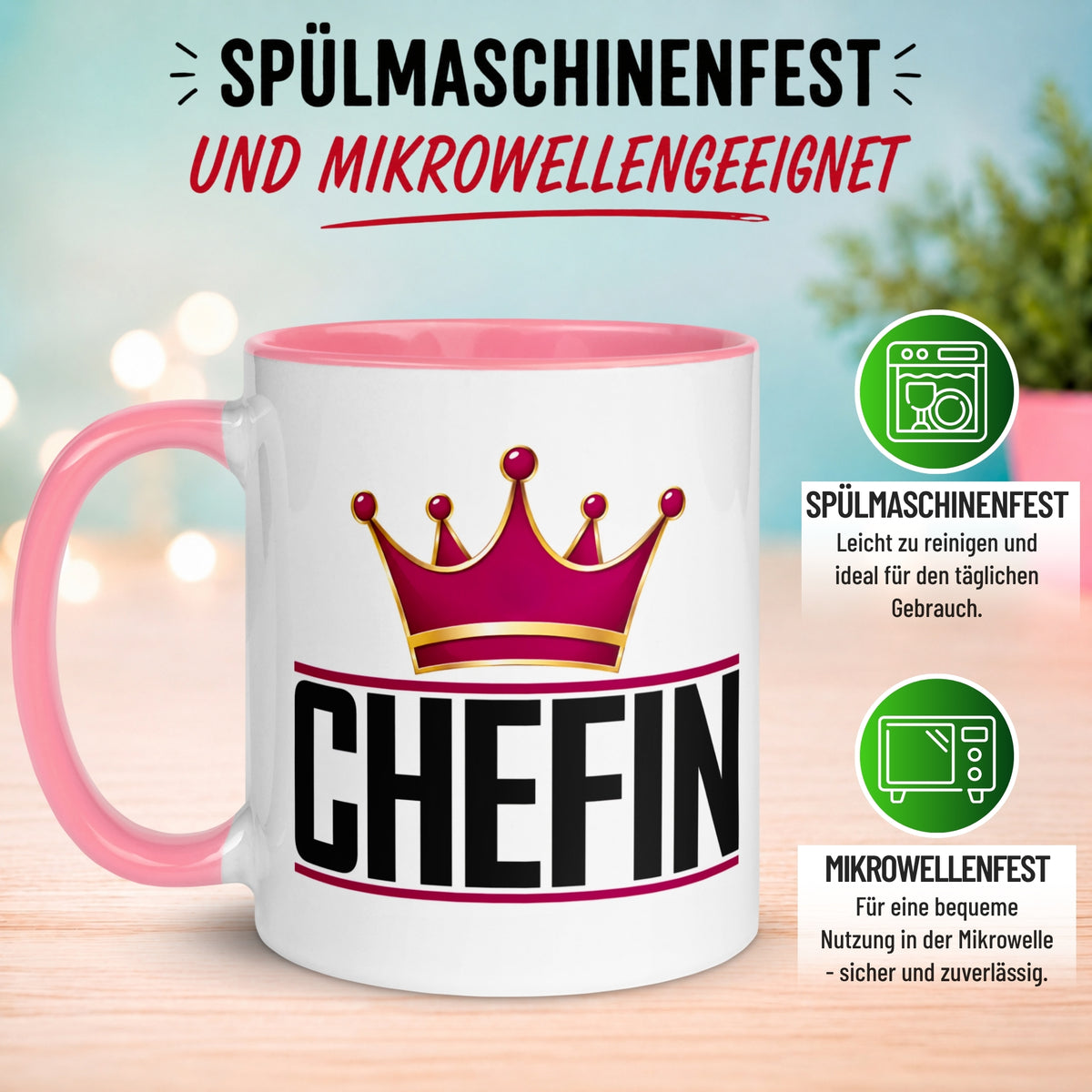 Tasse Chefin – „Die Legende über die Alle reden“ – Abschiedsgeschenk Chefin