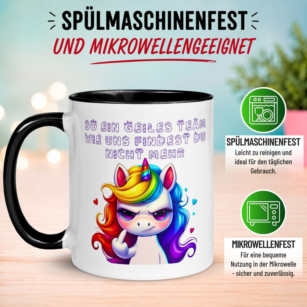 Tasse Abschied – „So ein geiles Team wie uns“ – Abschiedsgeschenk Kollegin/Kollegen
