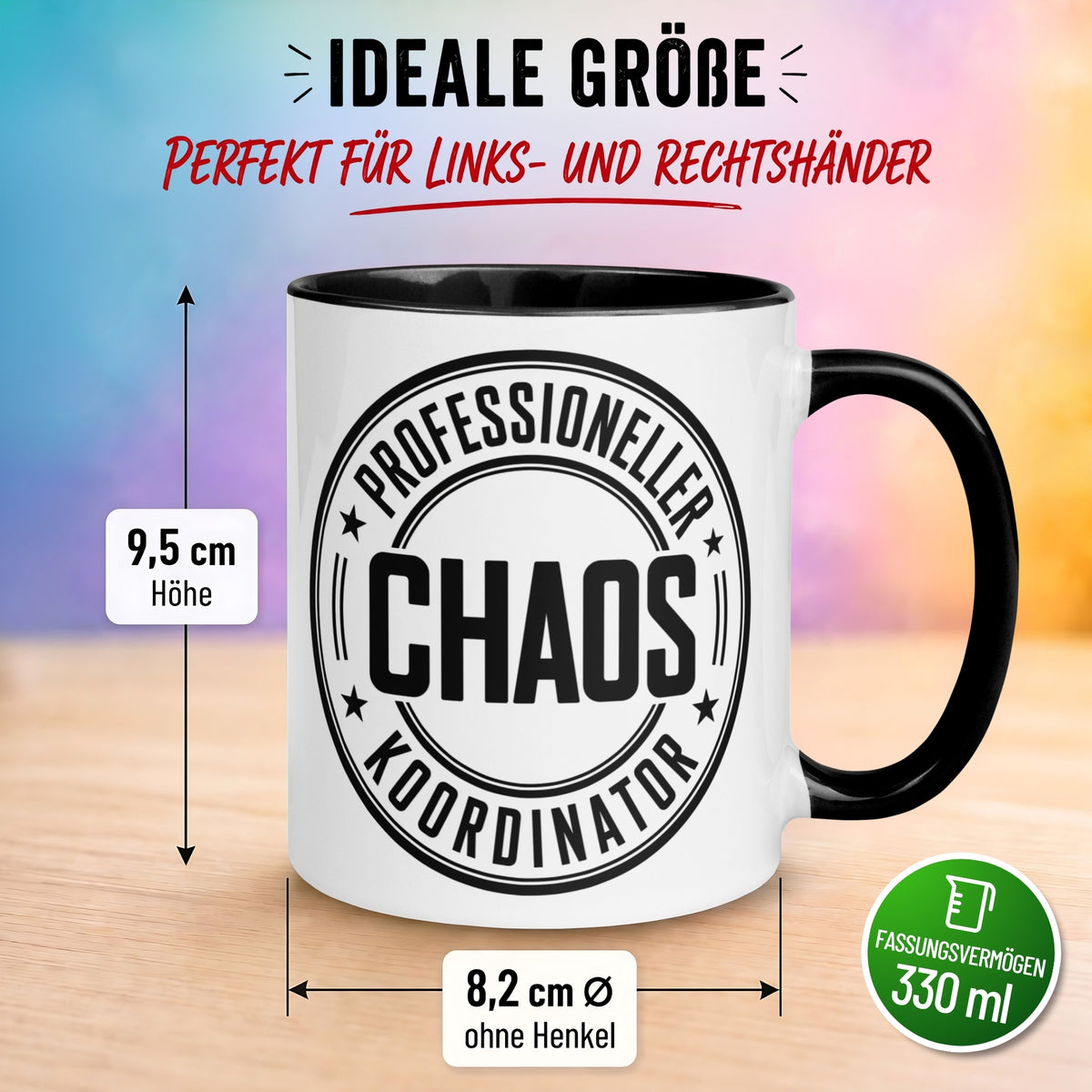 Tasse Chef – „Professioneller Chaos Koordinator“ – Geschenk Bester Chef