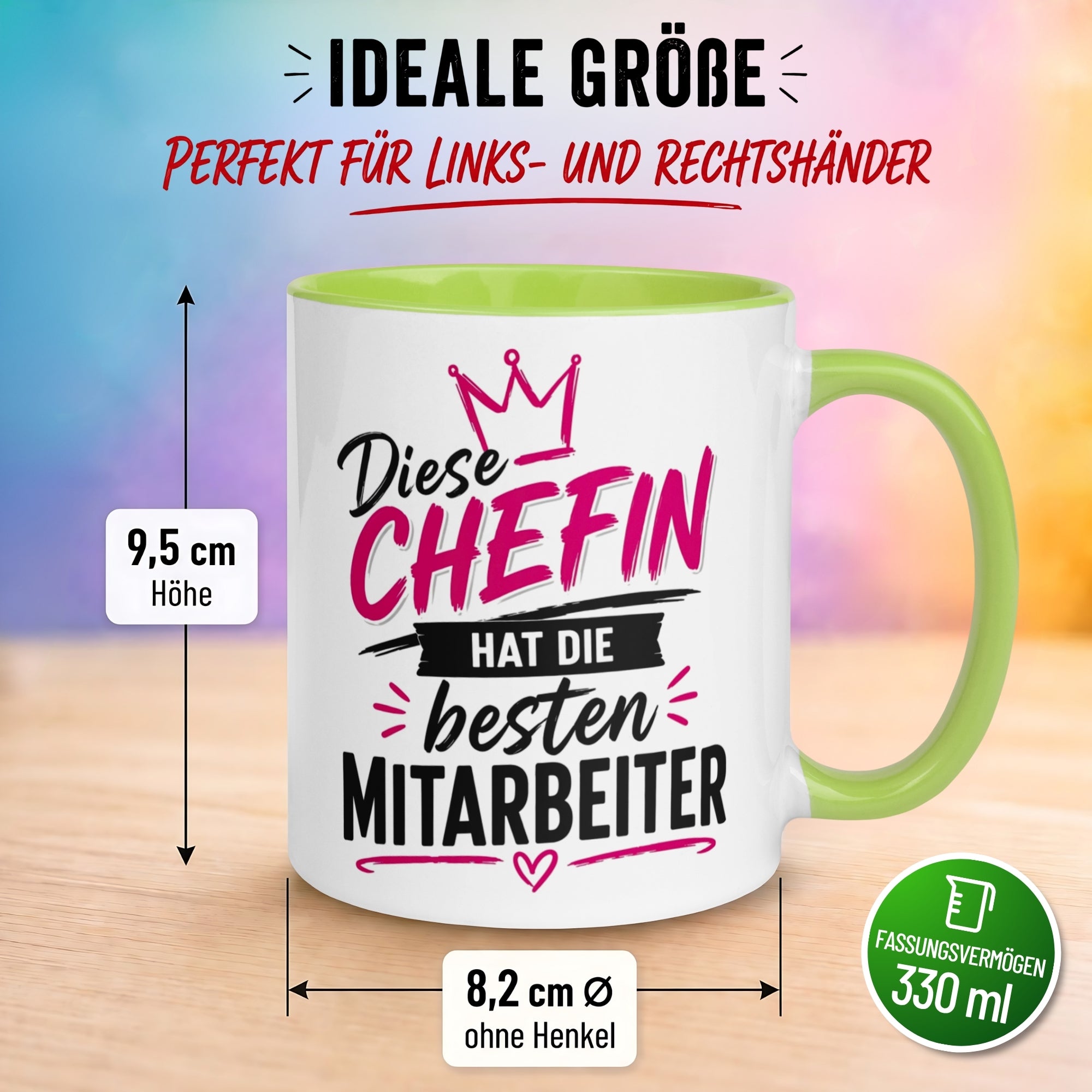 Tasse Chefin – „Diese Chefin hat die besten Mitarbeiter“ – Beste Chefin Geschenk
