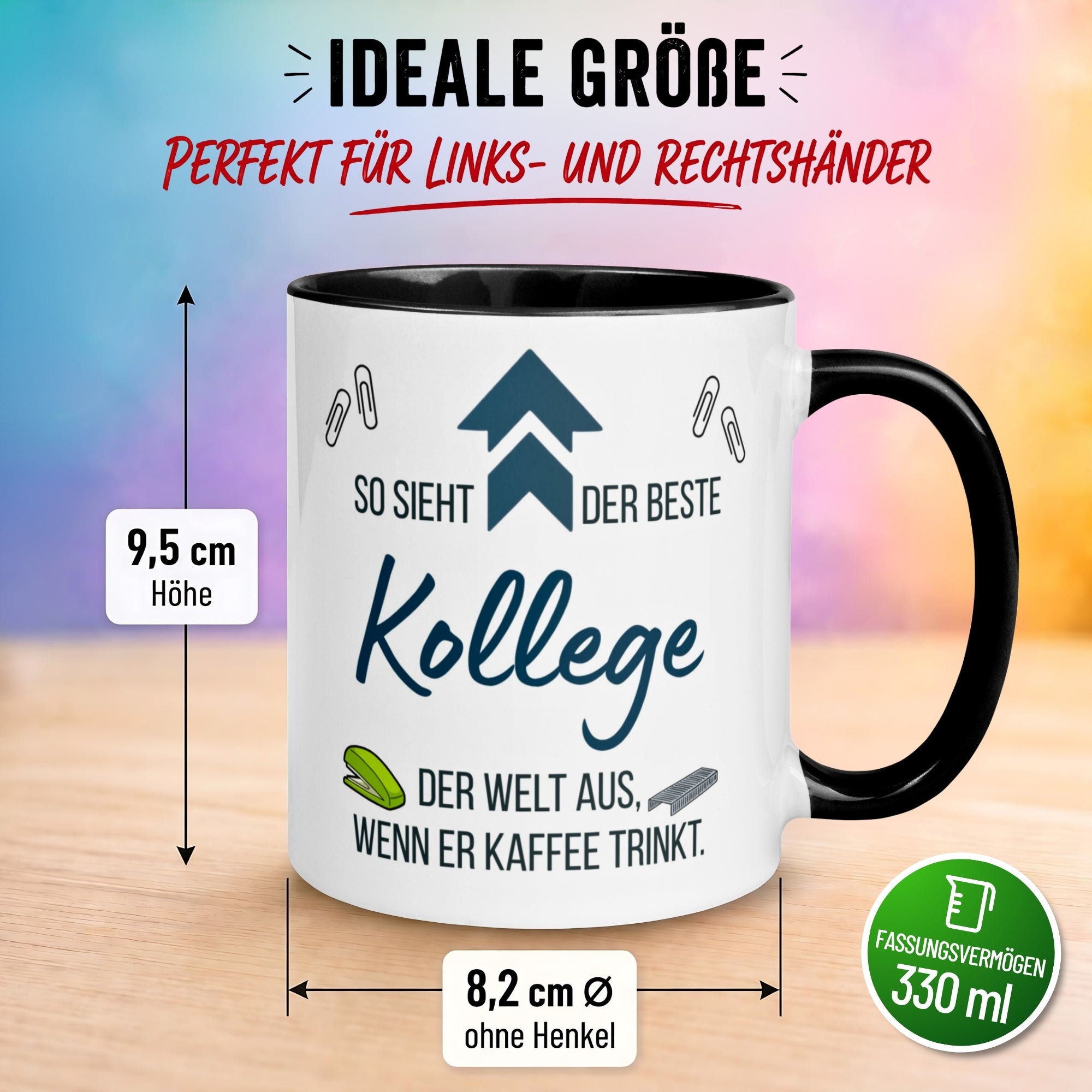 Tasse Kollege – „So sieht der beste Kollege“ – Geschenk Bester Arbeitskollege