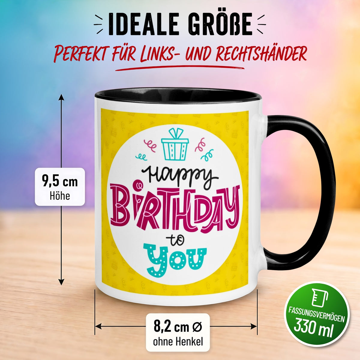 Tasse Geburtstag – „Funky Happy Birthday to you“ – Geburtstagsgeschenk Mann Frau