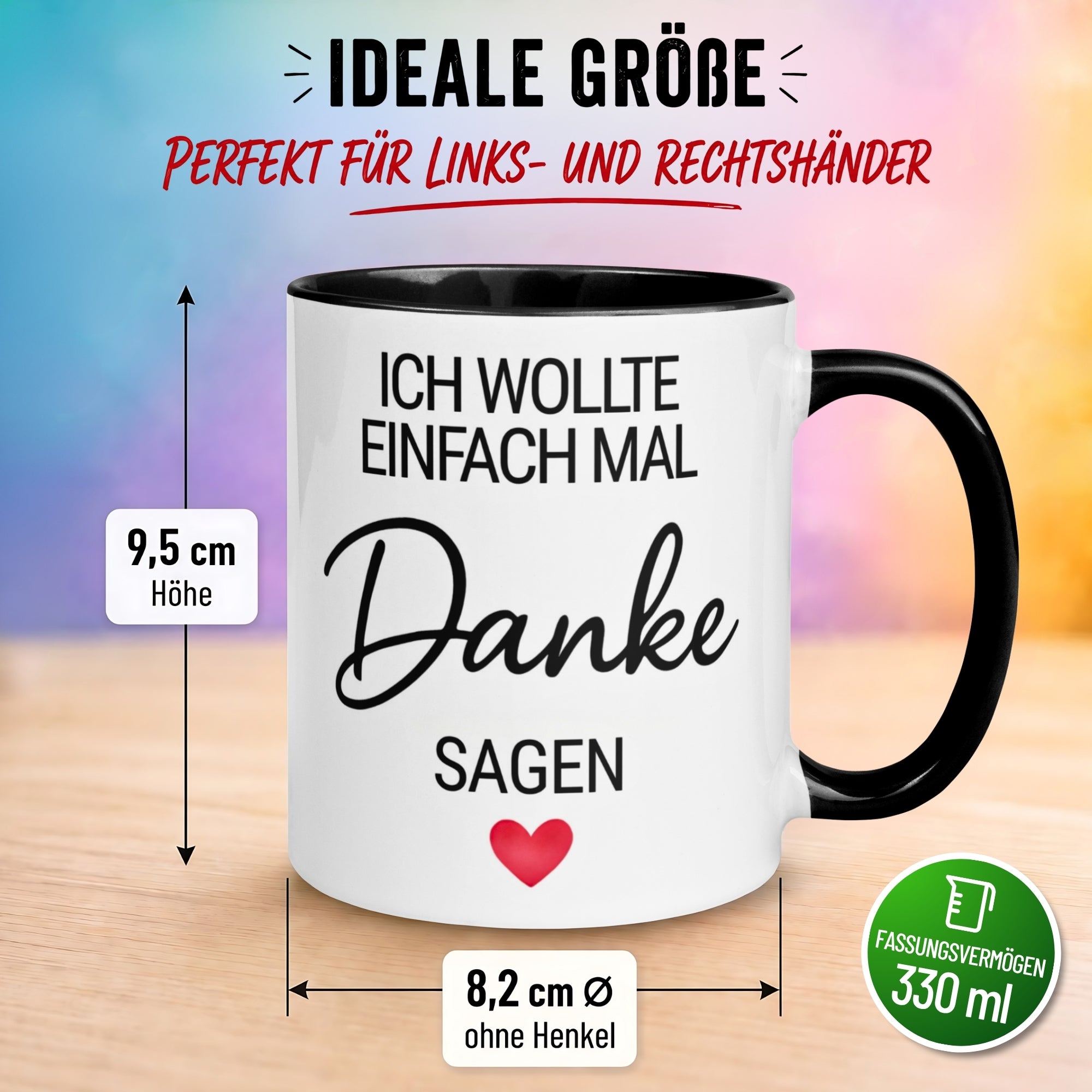 Tasse Danke – „Ich wollte einfach mal Danke sagen“ – Dankeschön Geschenke