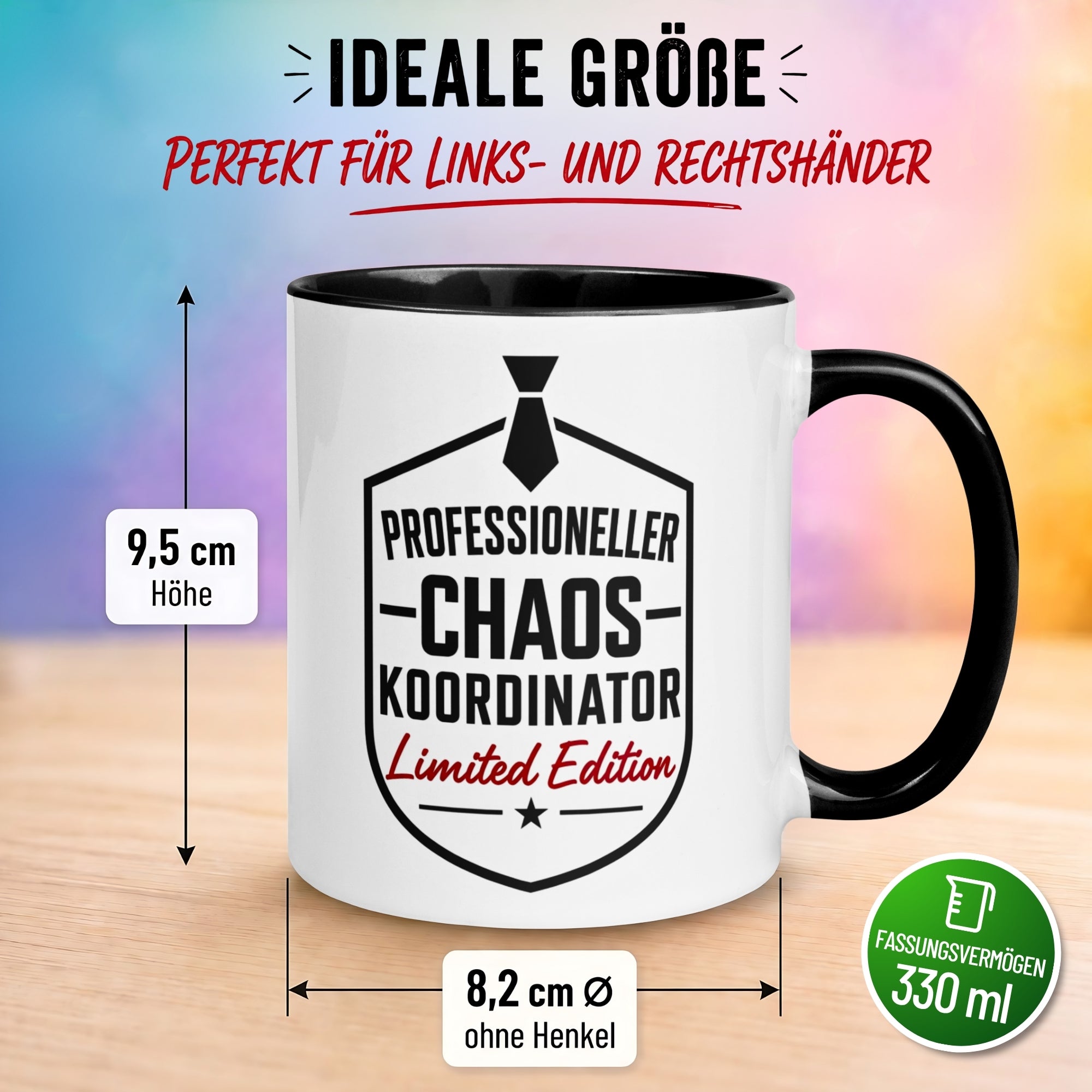Tasse Chef – „Chaos Koordinator - Limited Edition“ – Geschenk Bester Chef