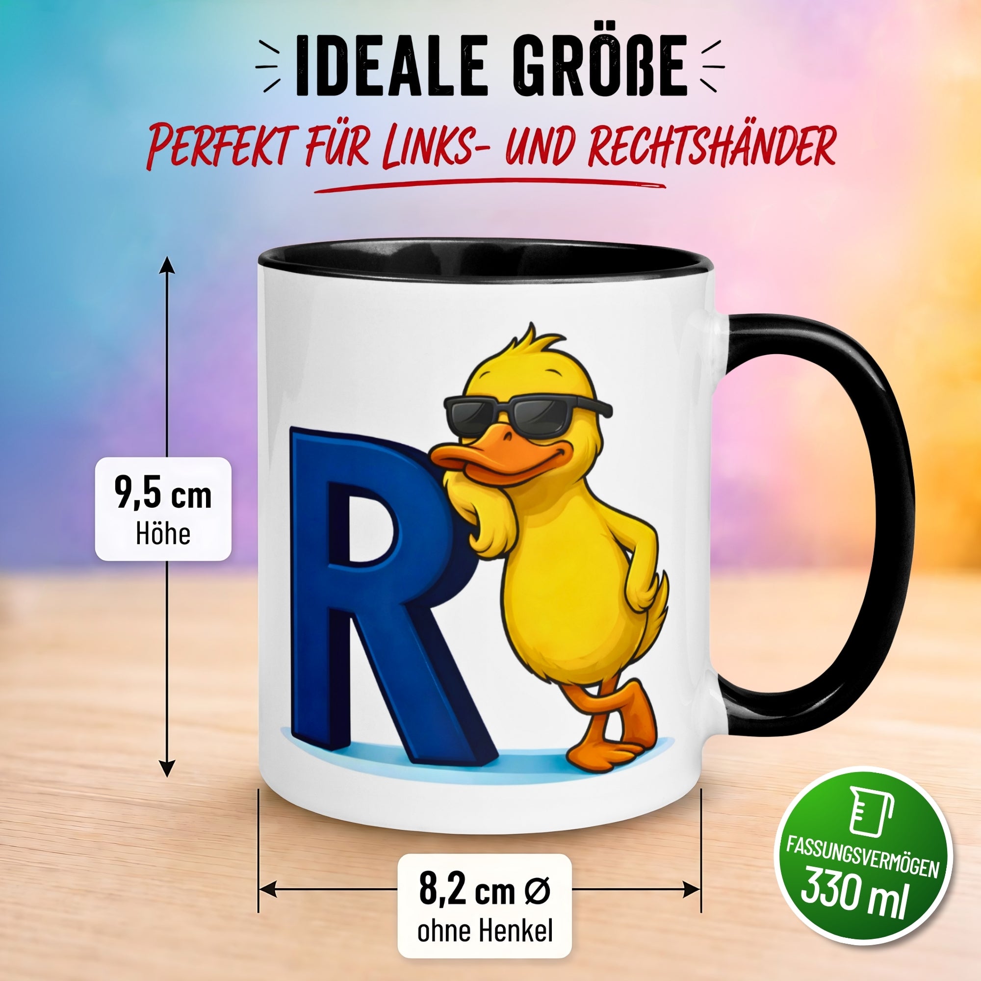 Tasse Rente – „R + Ente = Rente“ – Renteneintritt Geschenk Männer Frauen