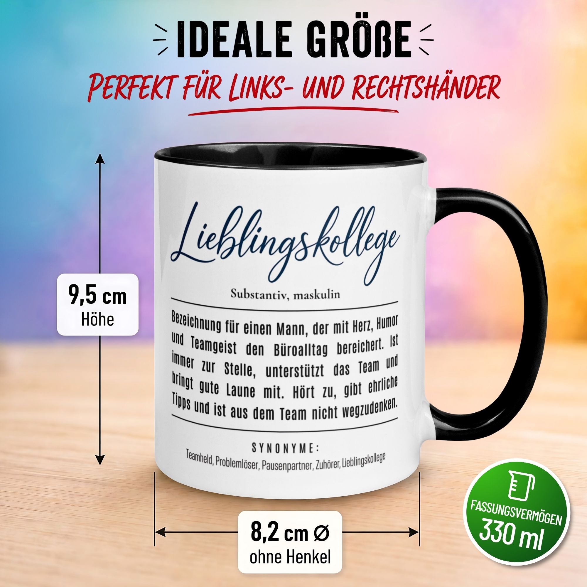 Tasse Kollege – „Definition Lieblingskollege“ – Geschenk Bester Arbeitskollege