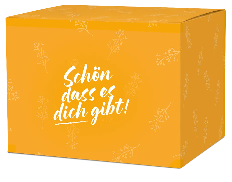 Geschenkbox „Schön, dass es dich gibt"