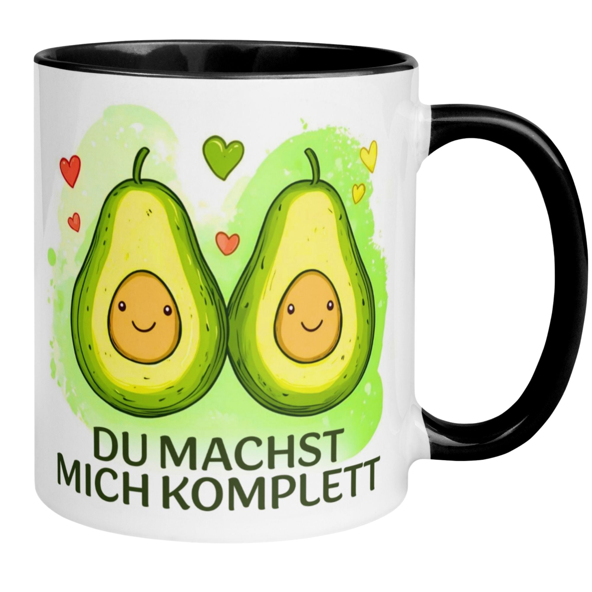 Momentals® Tasse Liebe | Avocado & Herz | Du machst mich komplett