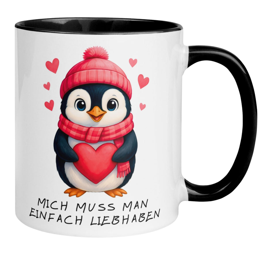 Pinguin Tasse | Mich muss man einfach liebhaben
