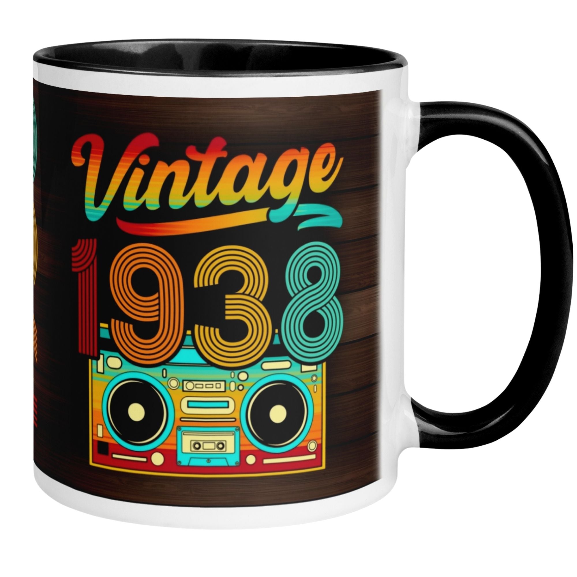 Momentals® Tasse 87. Geburtstag | Retro & Zahl | Vintage 1938