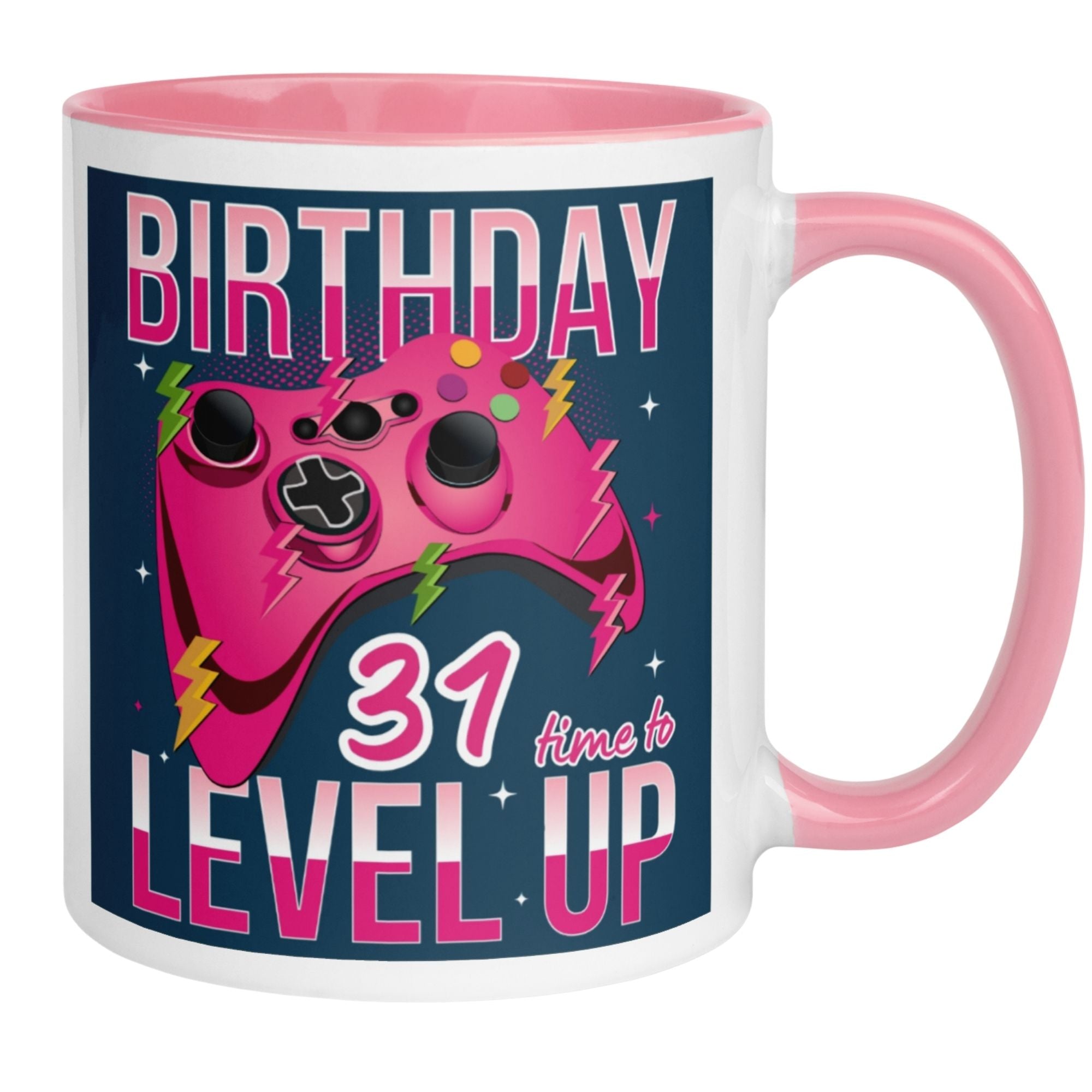 Momentals® Tasse 31. Geburtstag | Gamer & Spruch | Level UP - Level 31 Completed