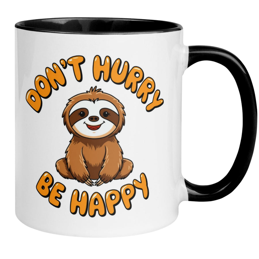 Tasse | Faultier & Spruch | Don’t Hurry – Be Happy