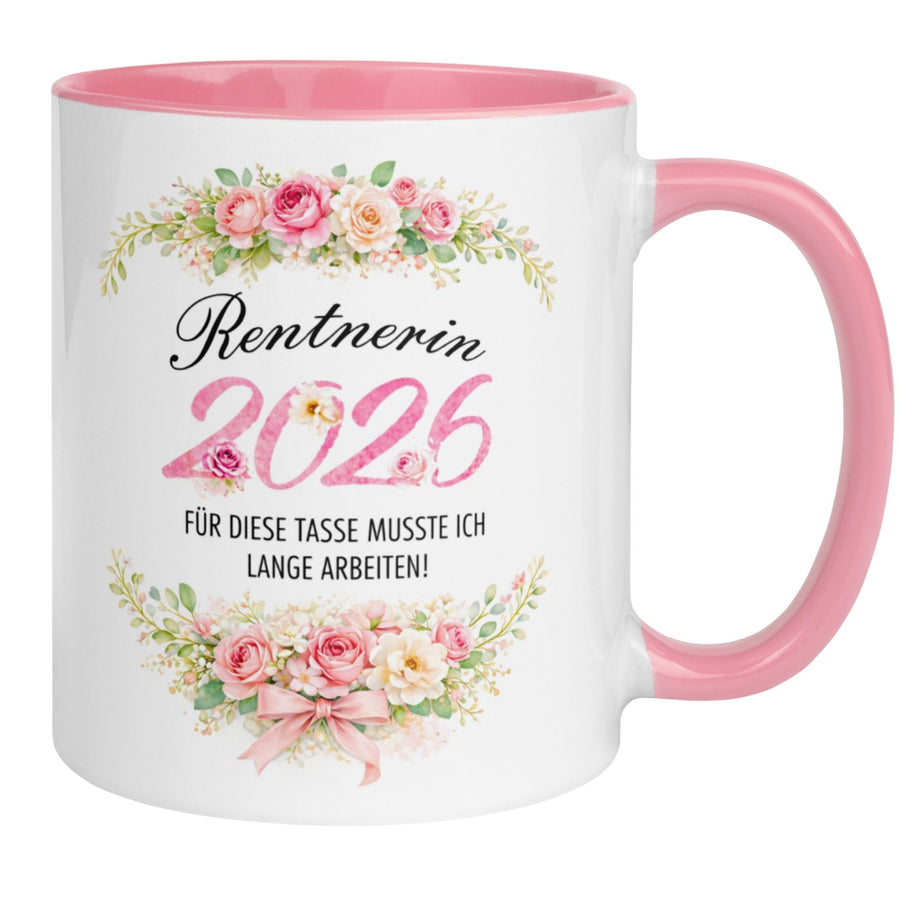 Rentnerin Tasse | Rentnerin 2026 – Für diese Tasse musste ich lange arbeiten