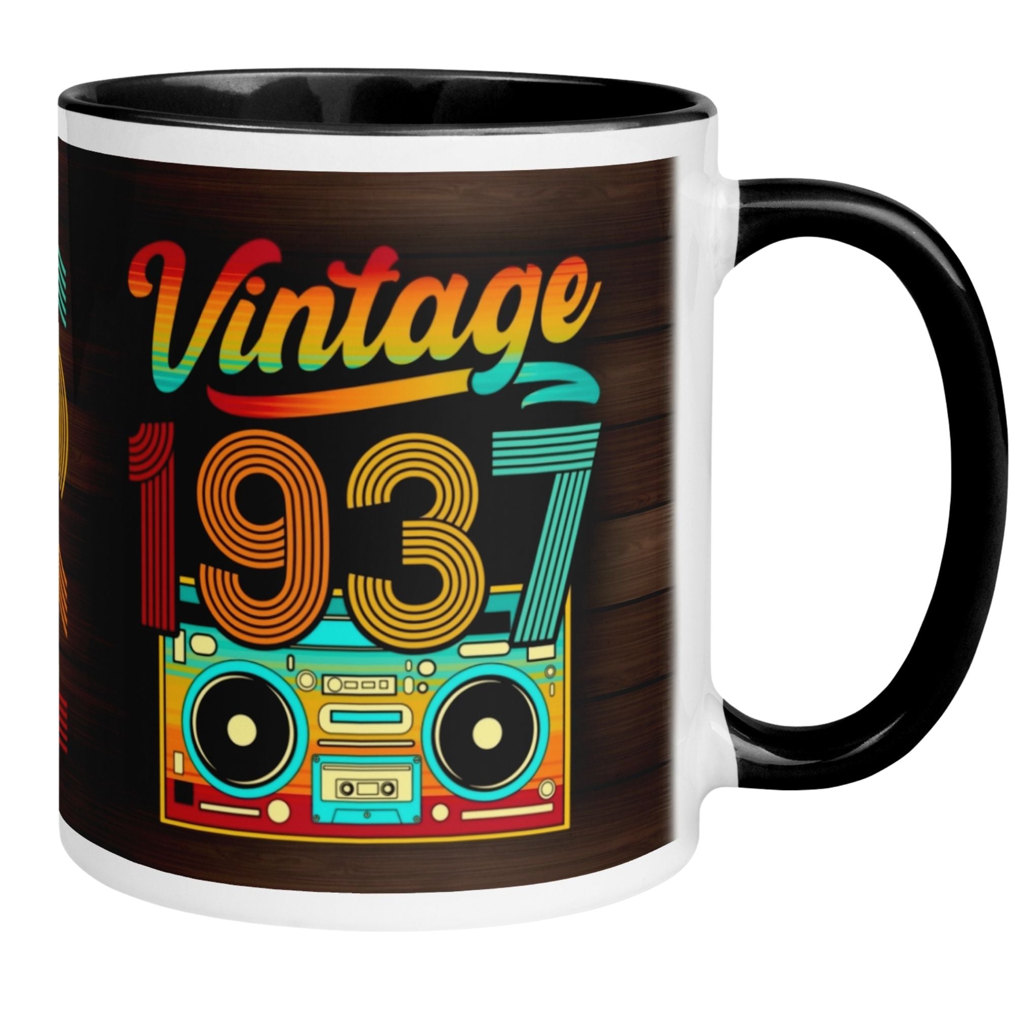 Momentals® Tasse 88. Geburtstag | Retro & Zahl | Vintage 1937