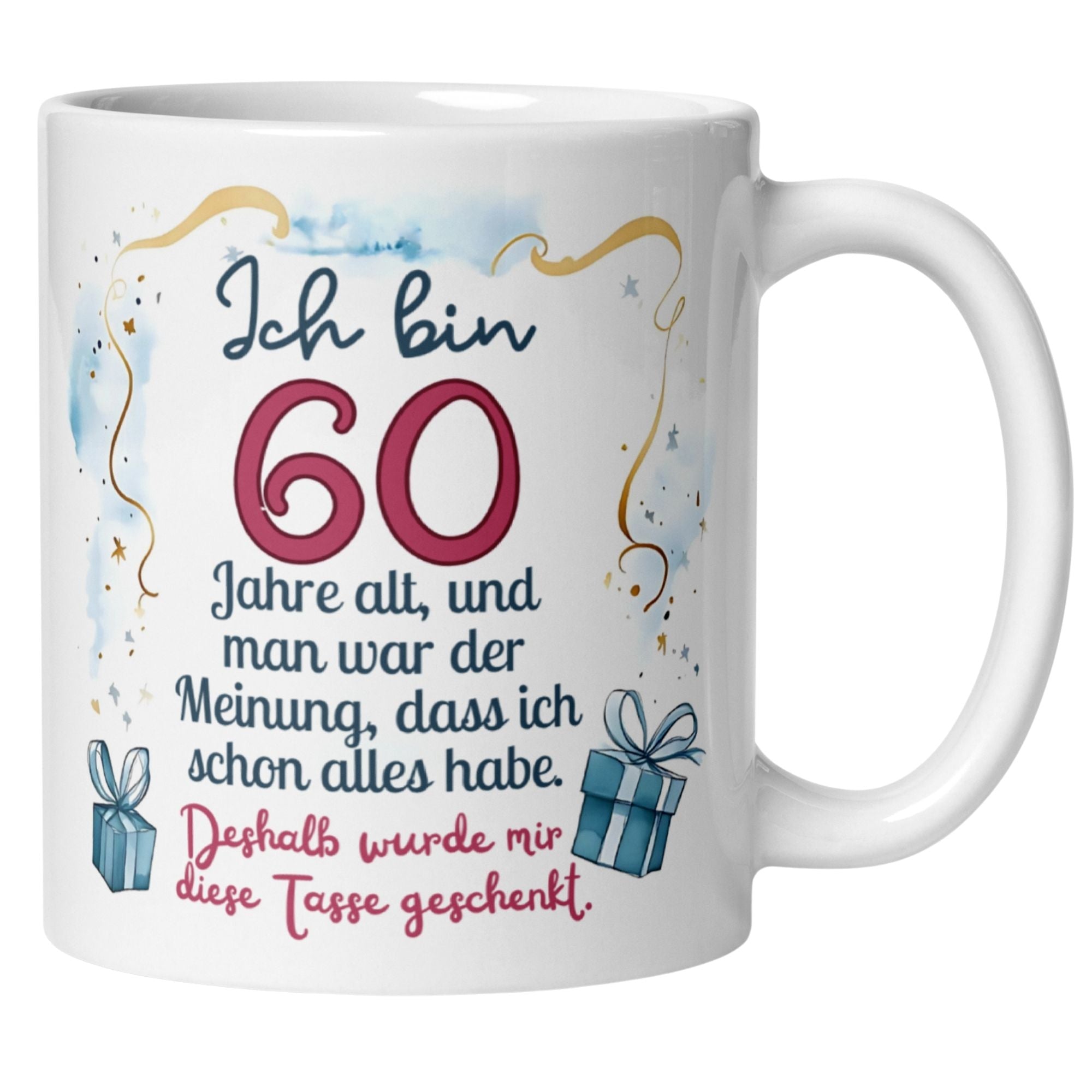 Momentals® Tasse 60. Geburtstag | Humorvoll & Spruch | Man war der Meinung ich hab schon alles • Momentals