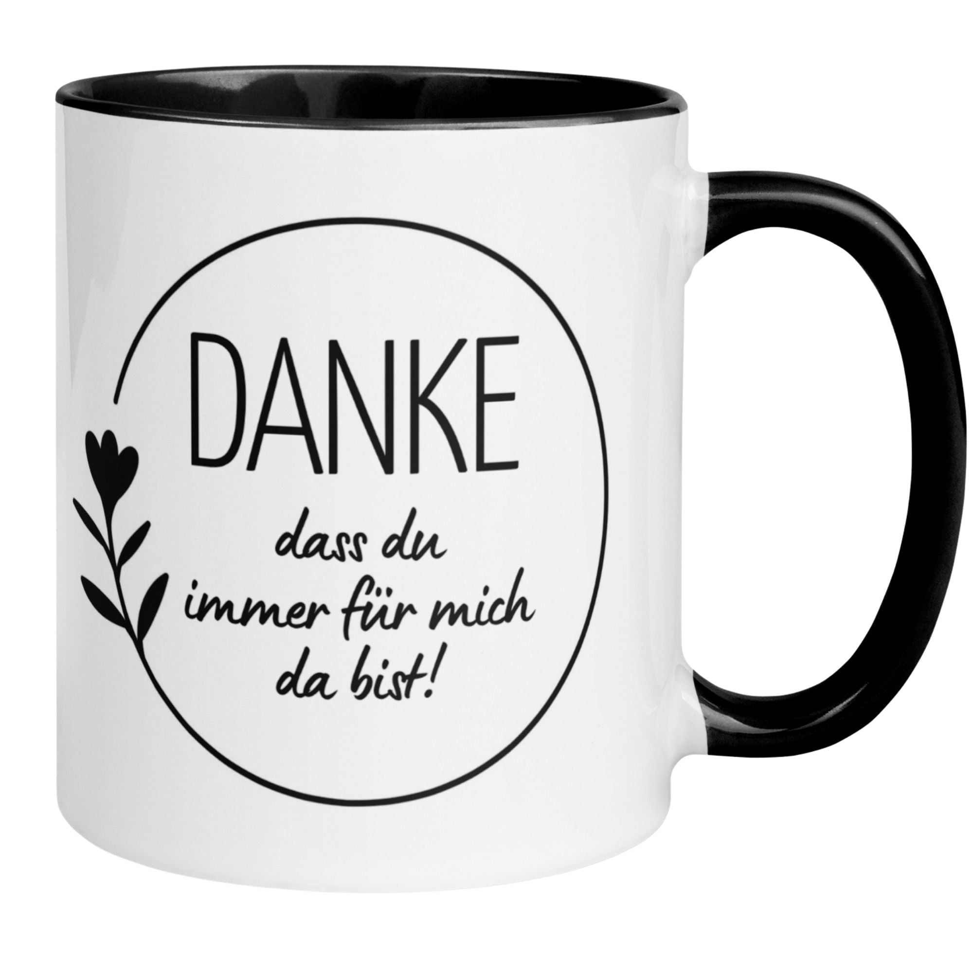 Momentals Tasse Dankeschön mit herzlichem Spruch "Danke, dass du immer für mich da bist!"