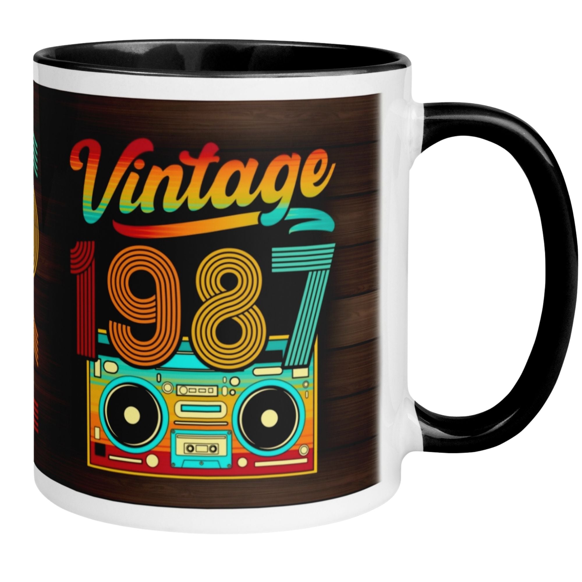 Momentals® Tasse 38. Geburtstag | Retro & Zahl | Vintage 1987