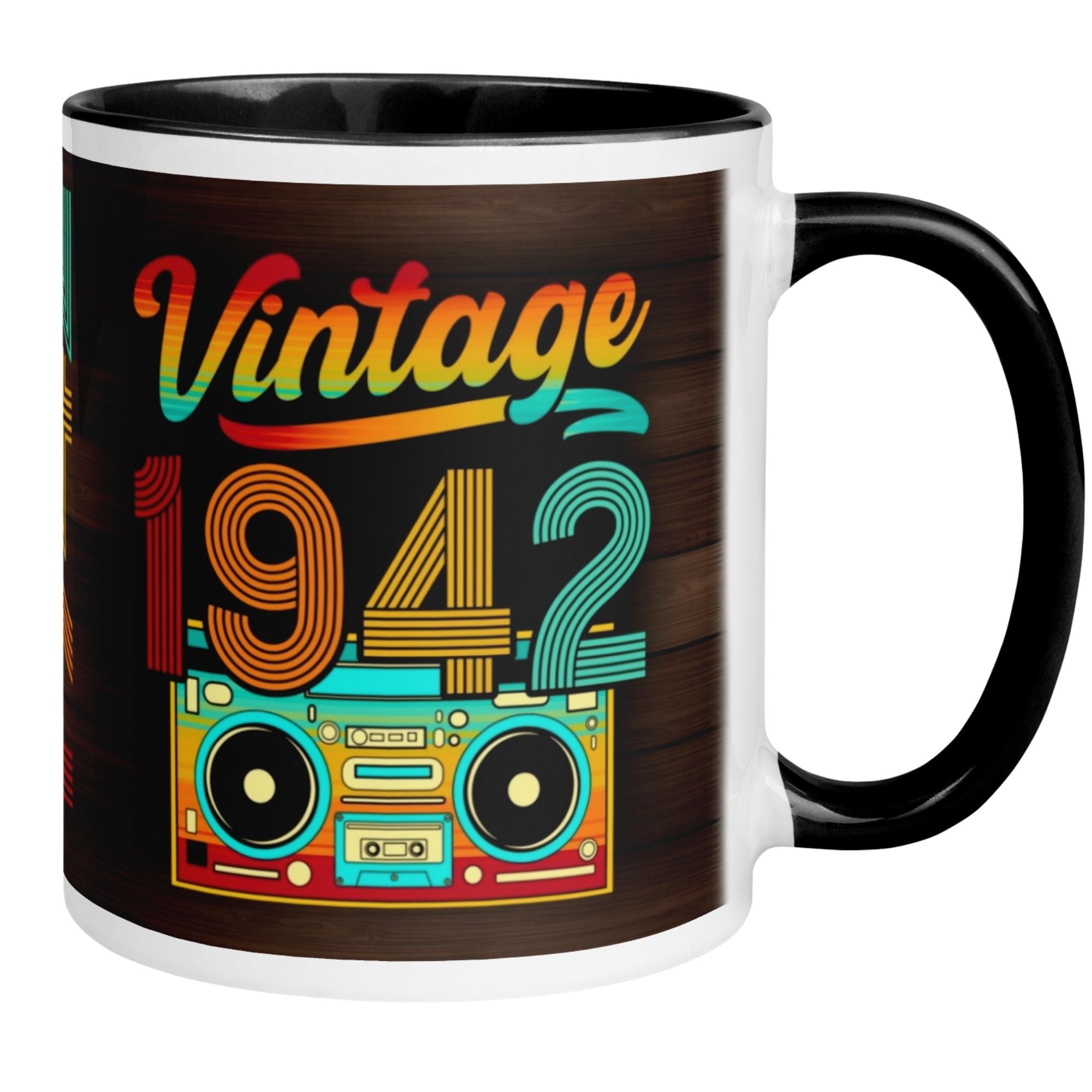Momentals® Tasse 83. Geburtstag | Retro & Zahl | Vintage 1942