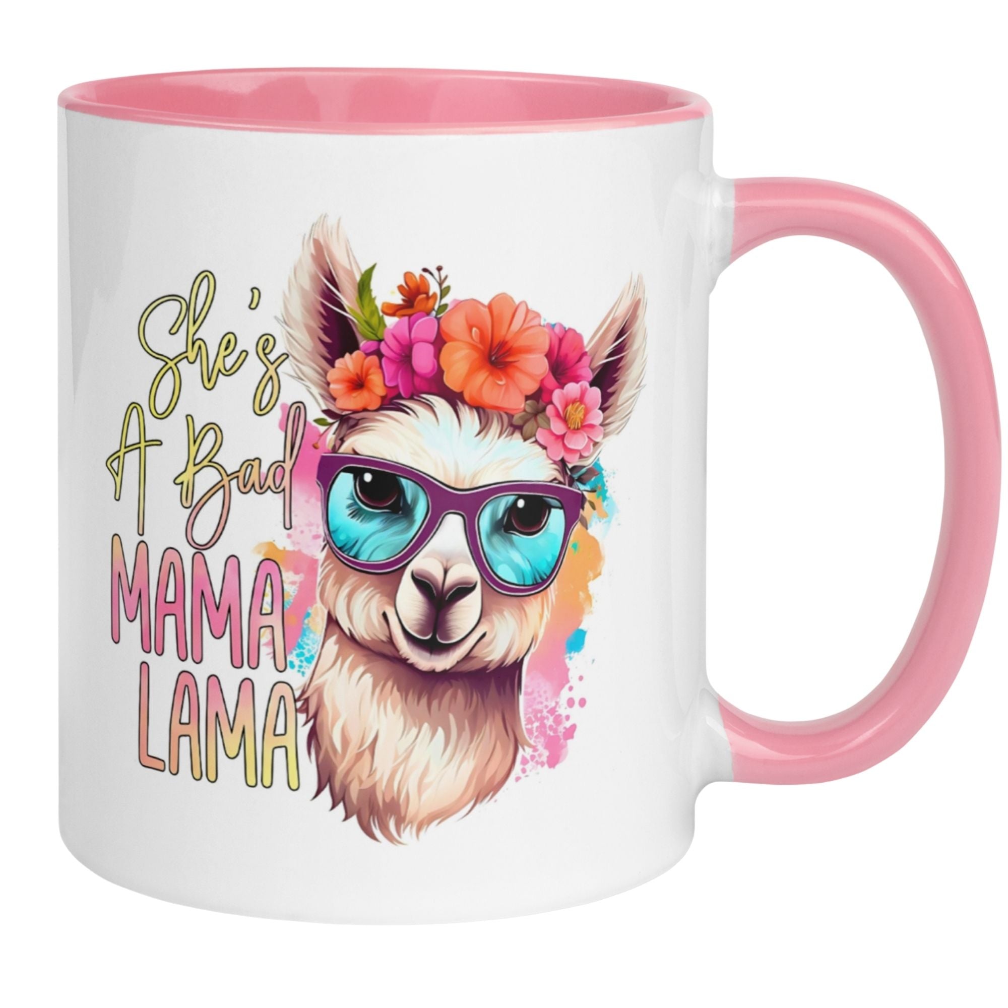 Momentals® Tasse | Lama & Spruch | She’s a Bad Mama Lama