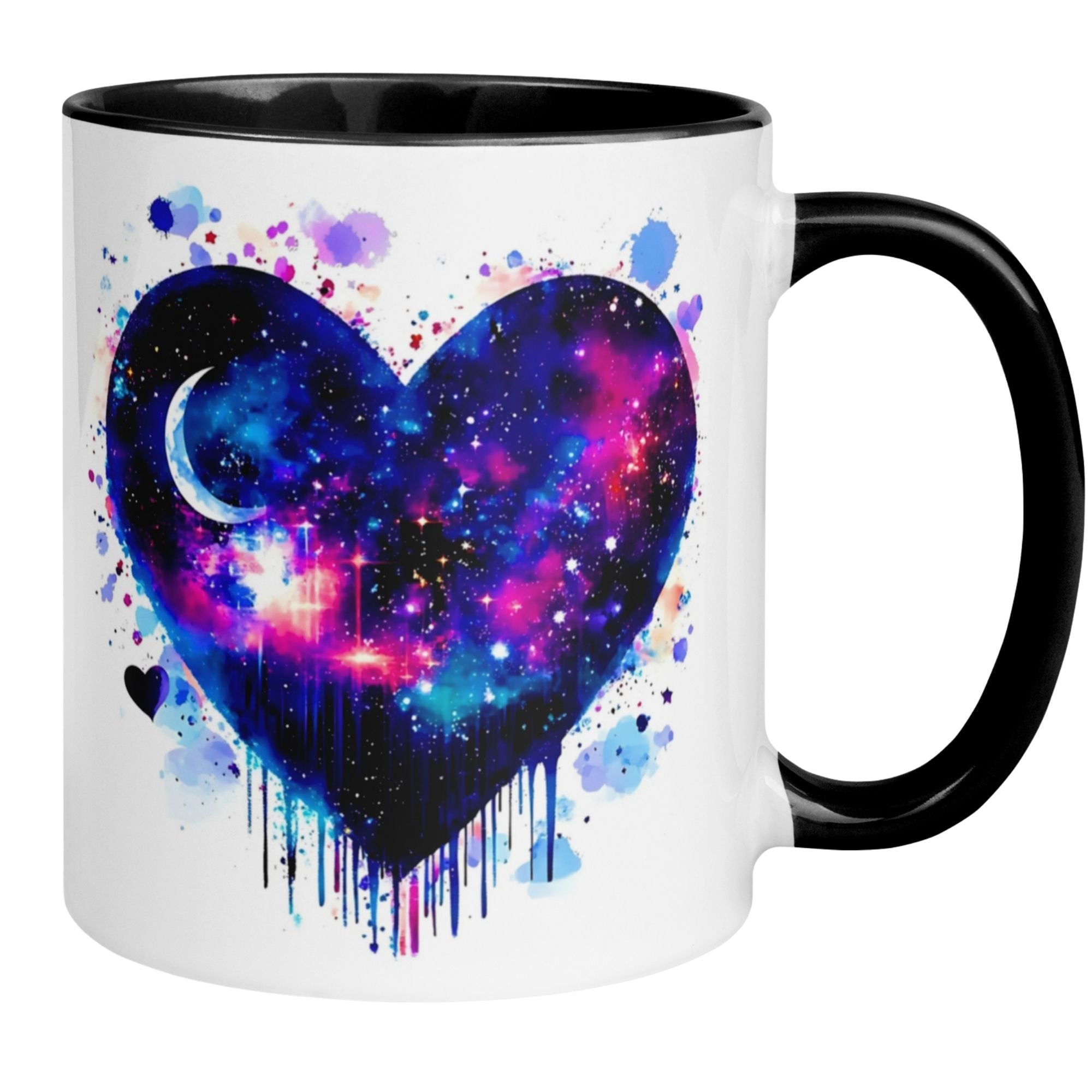 Momentals® Tasse Liebe | Herz & Galaxie | Liebe bis in die Sterne