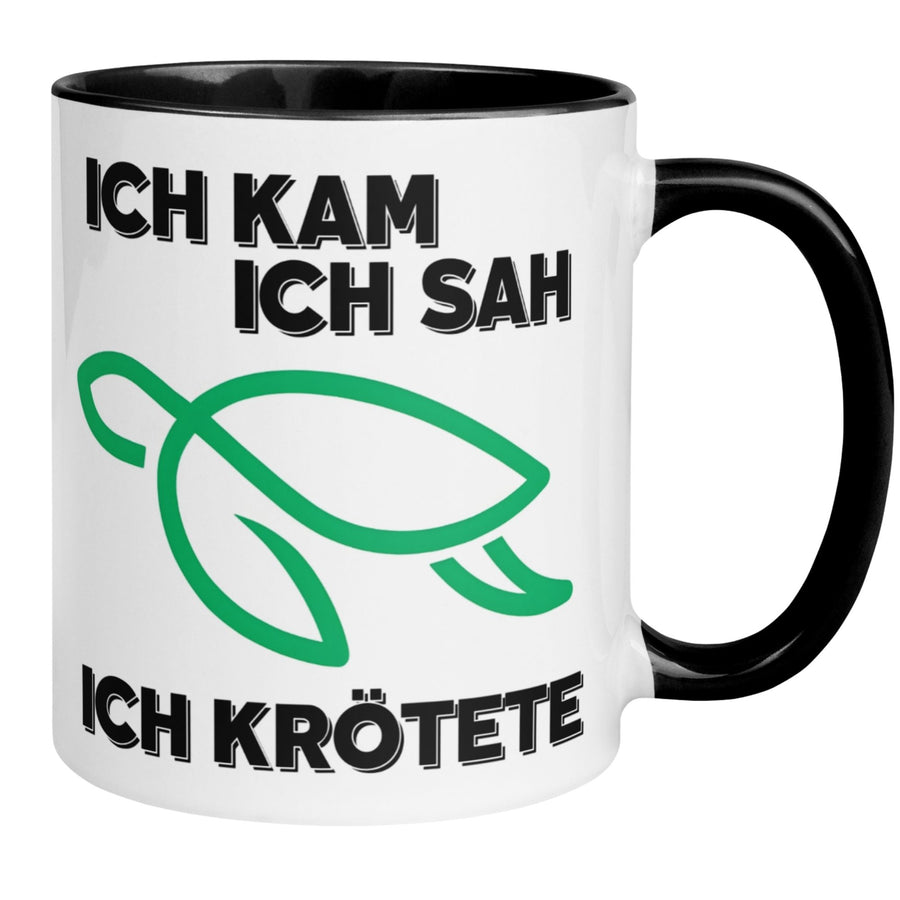 Schildkröte Tasse | Schildkröten Vektor - Ich kam - Ich sah - Ich krötete