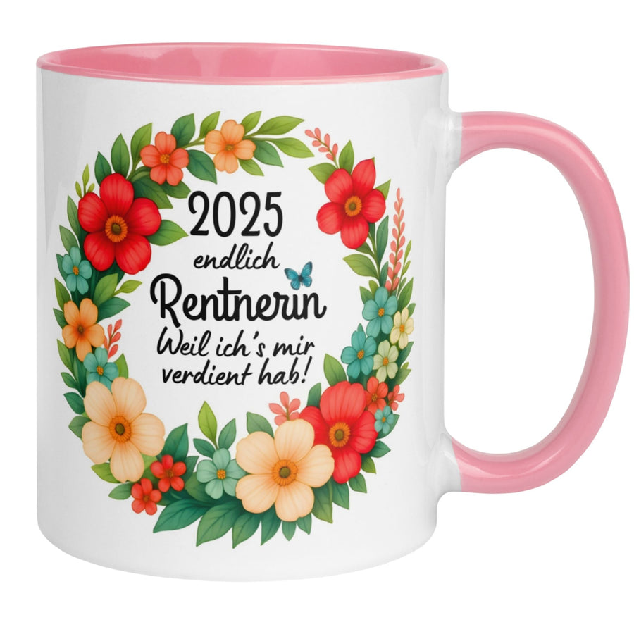 Rentnerin Tasse | Endlich Rentnerin - Weil ich's mir verdient hab