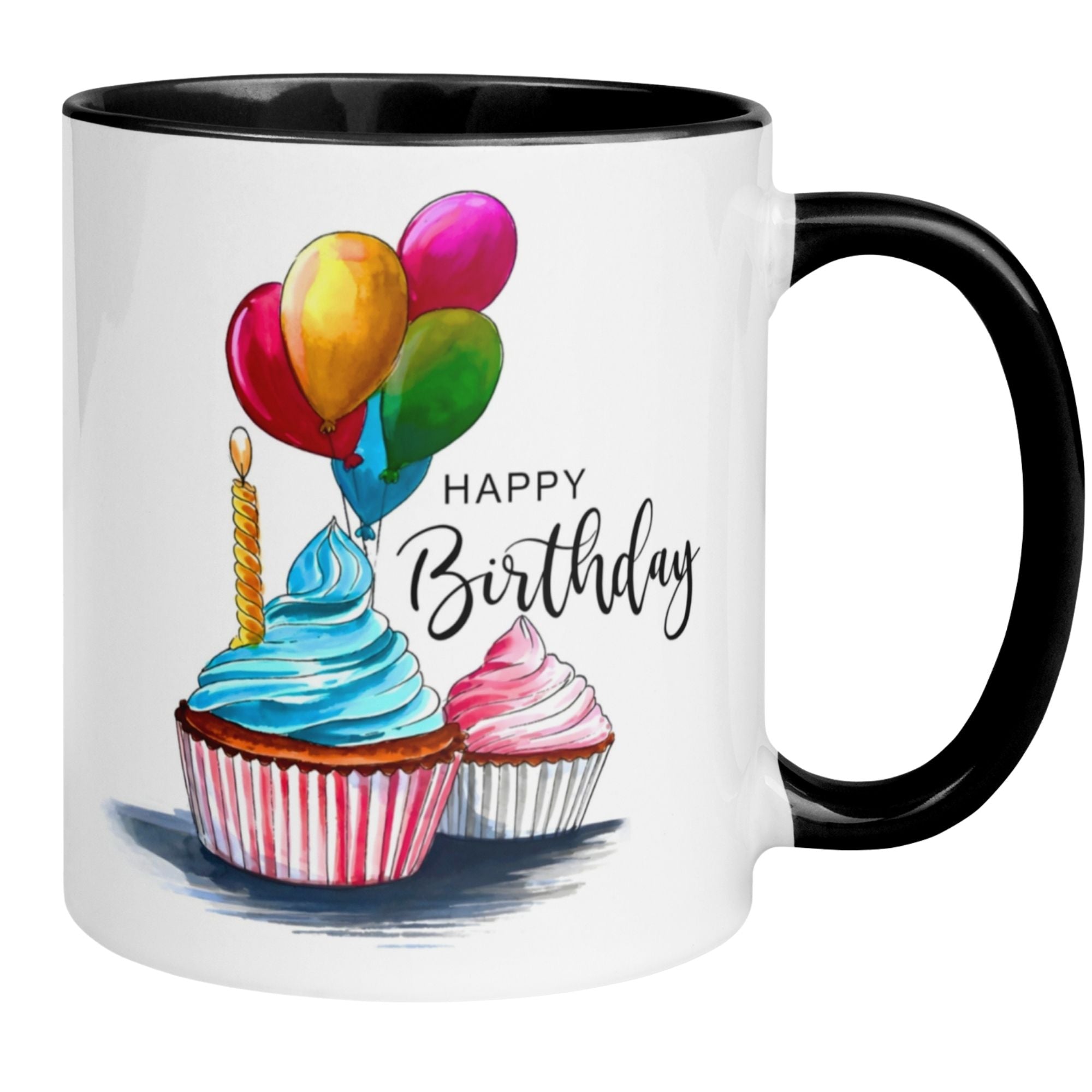 Geburtstag Tasse | Happy Birthday – Cupcakes & Ballons