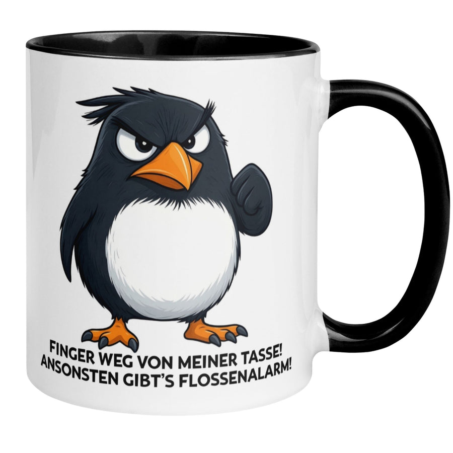 Pinguin Tasse | Finger weg von meiner Tasse - Ansonsten gibt’s Flossenalarm