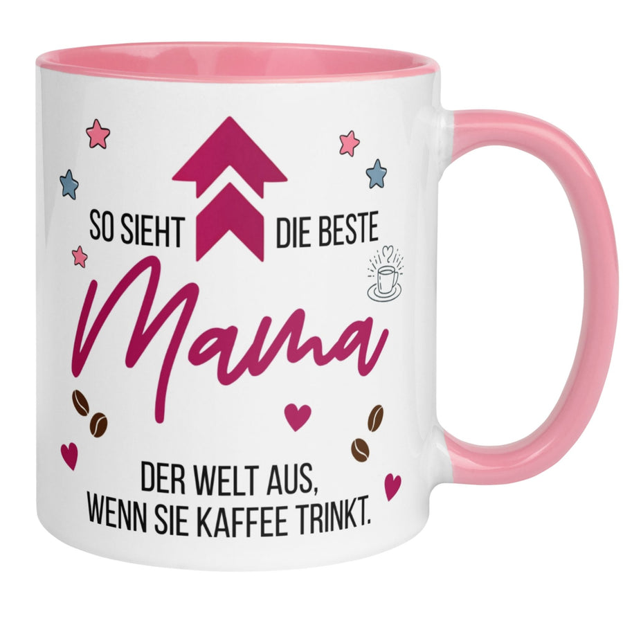 Mama Tasse | So sieht die beste Mama der Welt aus wenn sie Kaffee trinkt