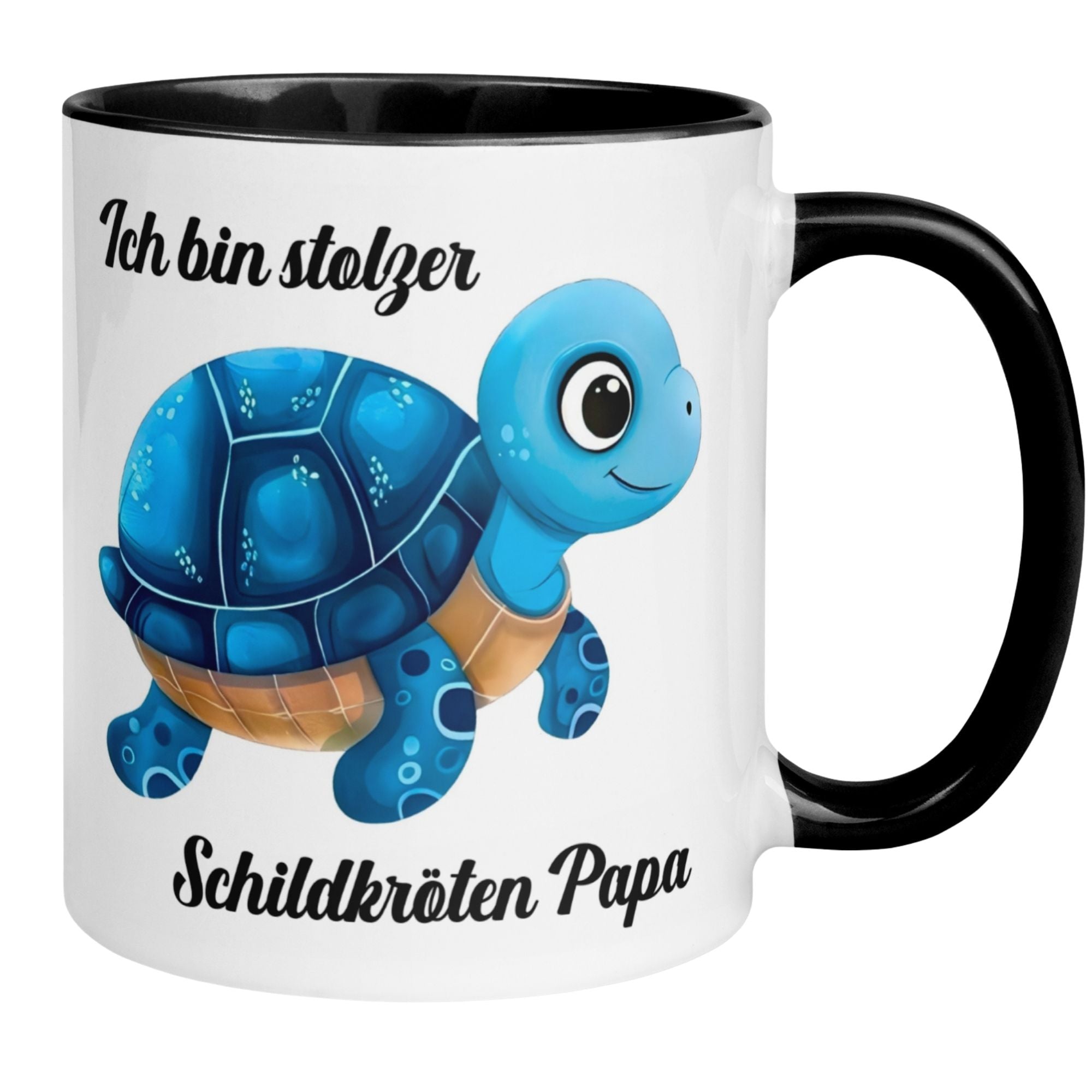 Tasse Schildkröte – „Ich bin stolzer Schildkröten Papa“ – lustiges Schildkröten Geschenk