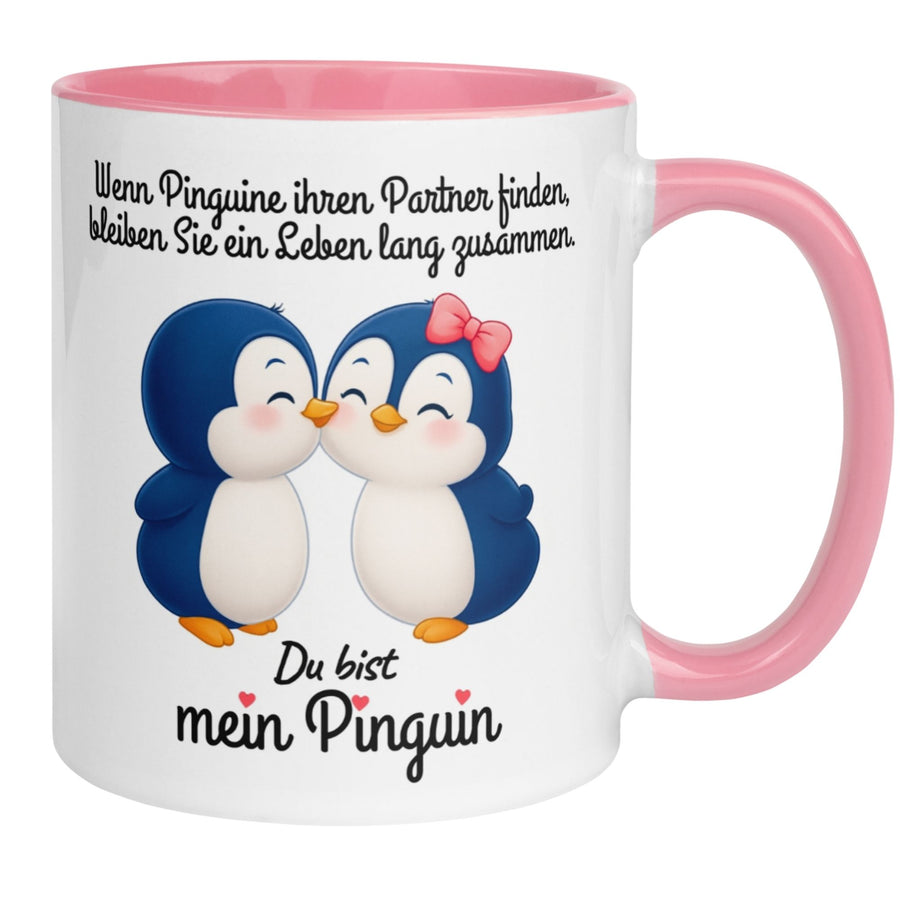 Tasse Pinguin | Pinguine bleiben ein Leben lang zusammen