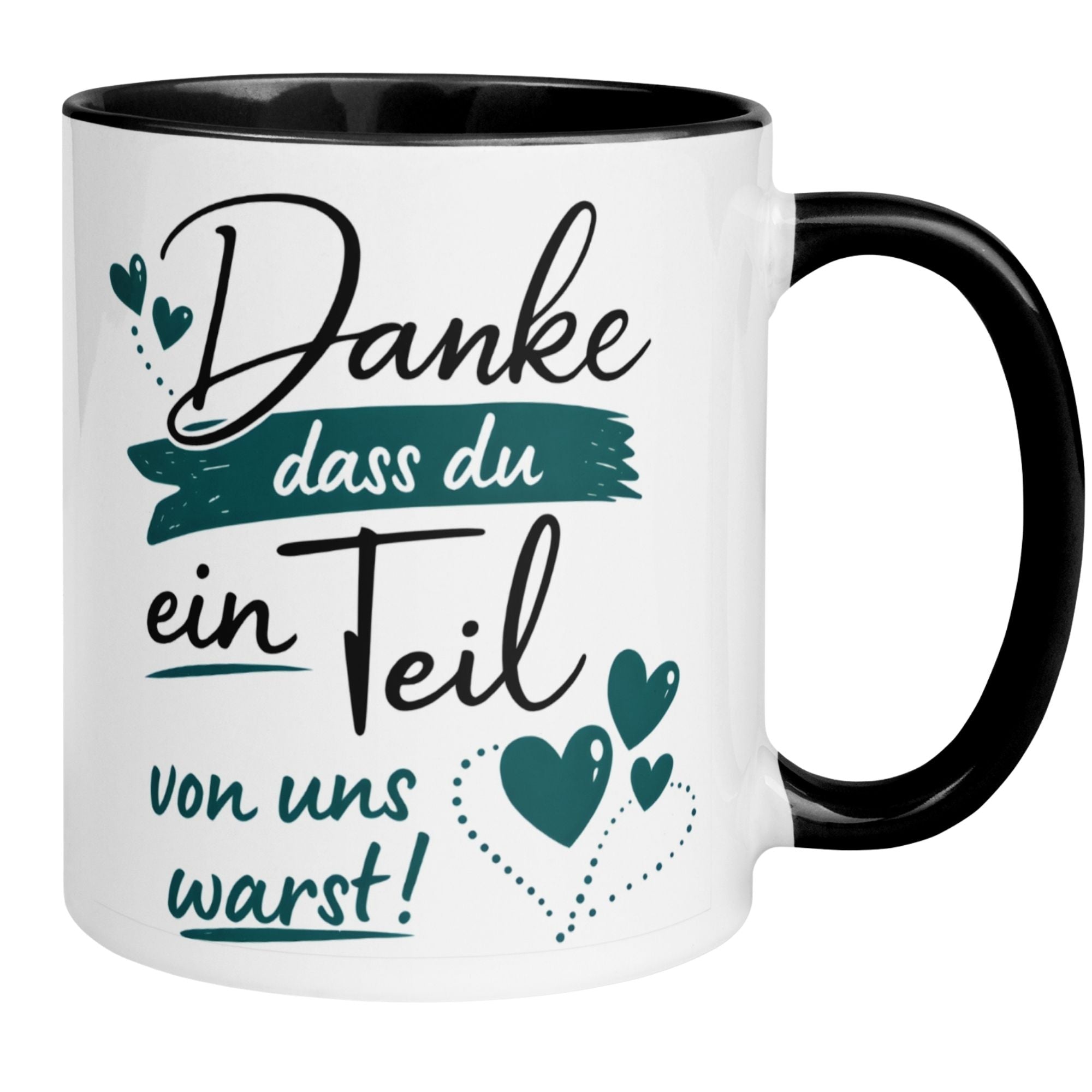Abschied Tasse | Kollegin & Kollege | Danke dass du ein Teil von uns warst