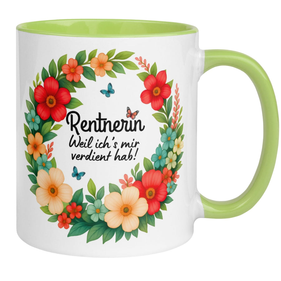 Rentnerin Tasse | Weil ich's mir verdient hab