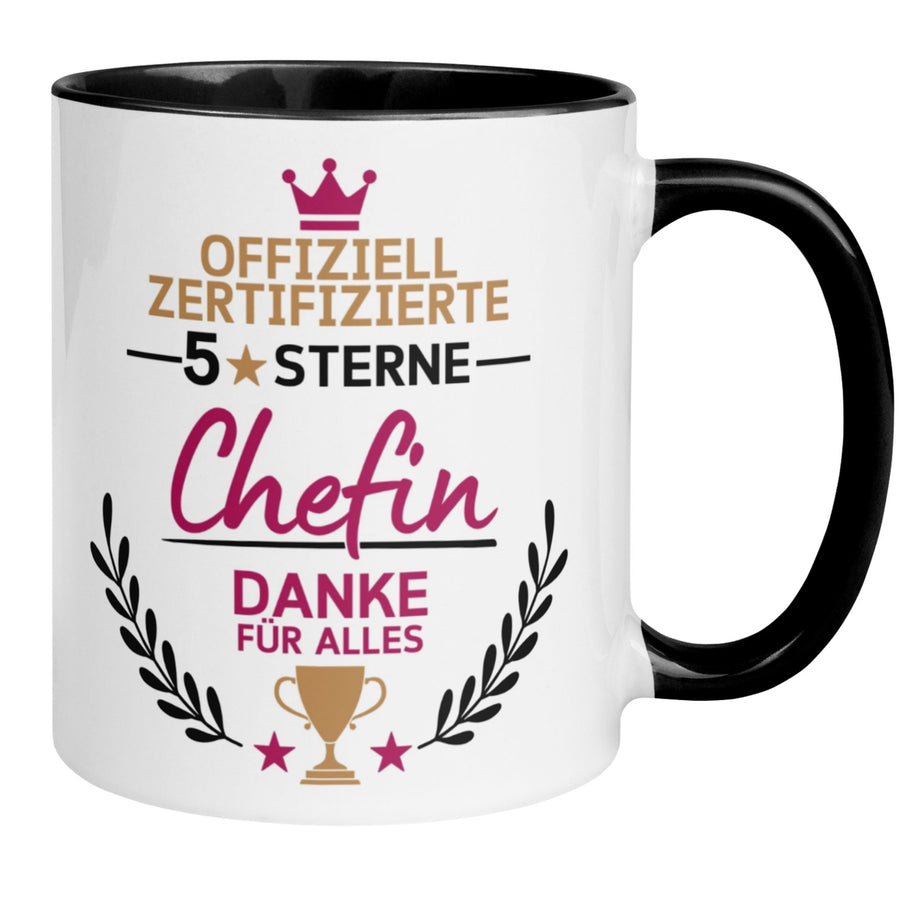 Chefin Tasse | Offiziell zertifizierte 5-Sterne Chefin