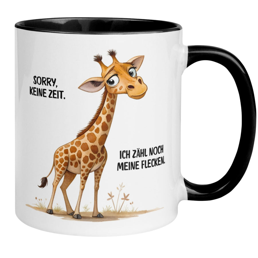 Giraffe Tasse | Sorry keine Zeit - Ich zähl noch meine Flecken