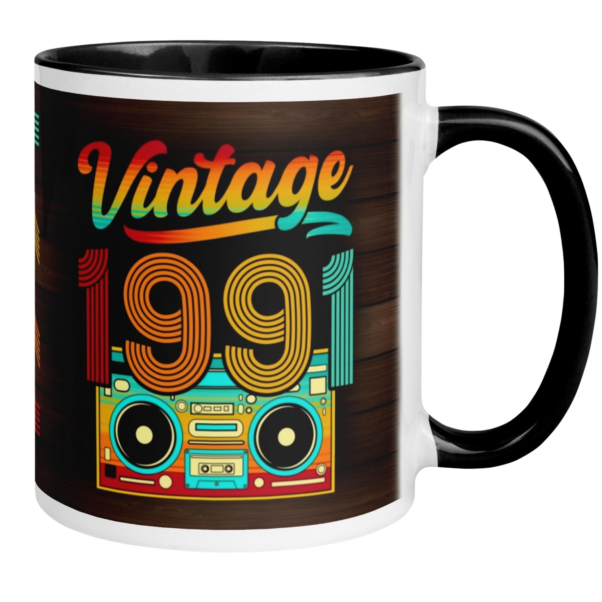 Momentals® Tasse 34. Geburtstag | Retro & Zahl | Vintage 1991