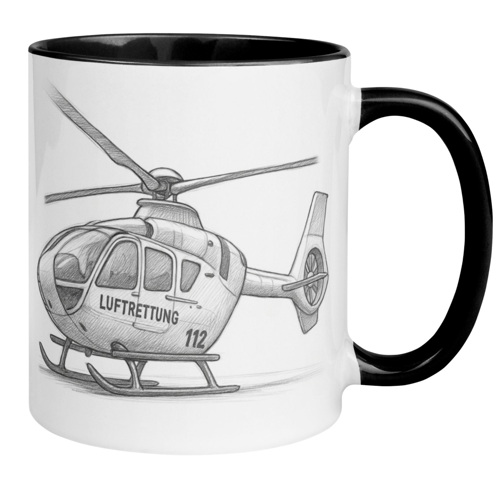 Momentals® Tasse | Rettungshubschrauber & Illustration | Luftrettung