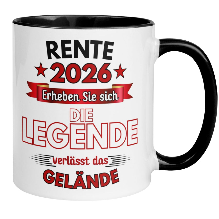 Tasse Rente | Pension & Renteneintritt | Rente 2026 - Die Legende verlässt das Gelände