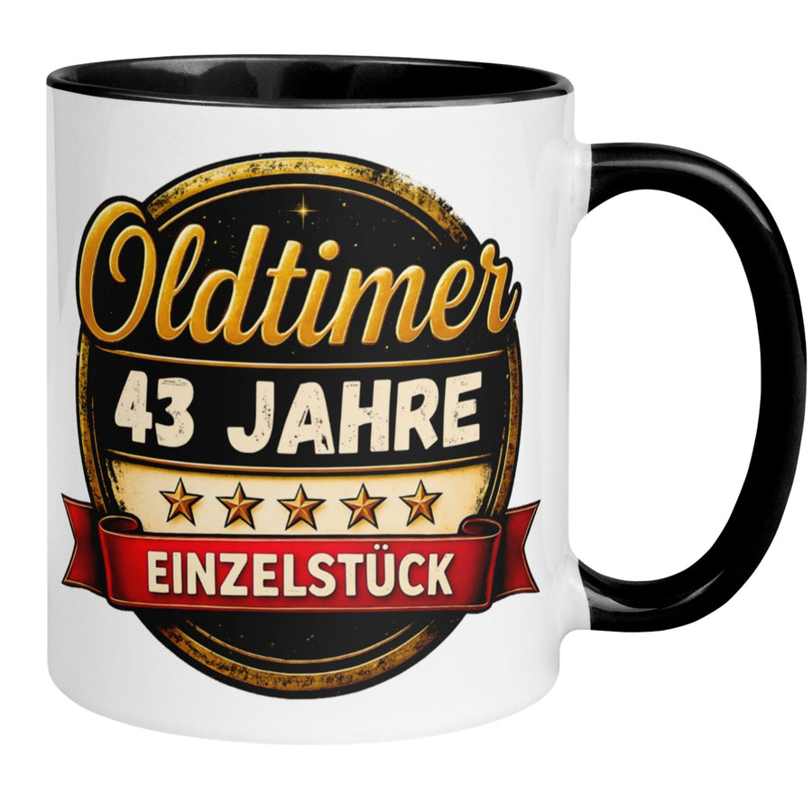 Tasse 43. Geburtstag | Vintage & Spruch | Oldtimer 43 Jahre - Einzelstück