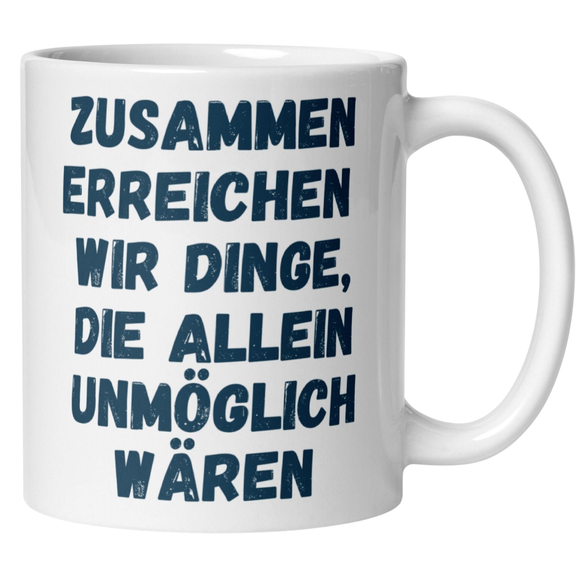 Momentals® Tasse Teamwork | Zusammen erreichen wir Dinge die allein unmöglich wären • Momentals