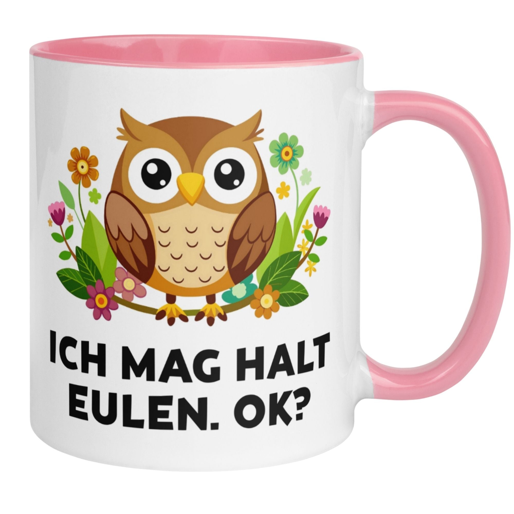 Momentals® Tasse | Eule & Spruch | Ich mag halt Eulen - OK