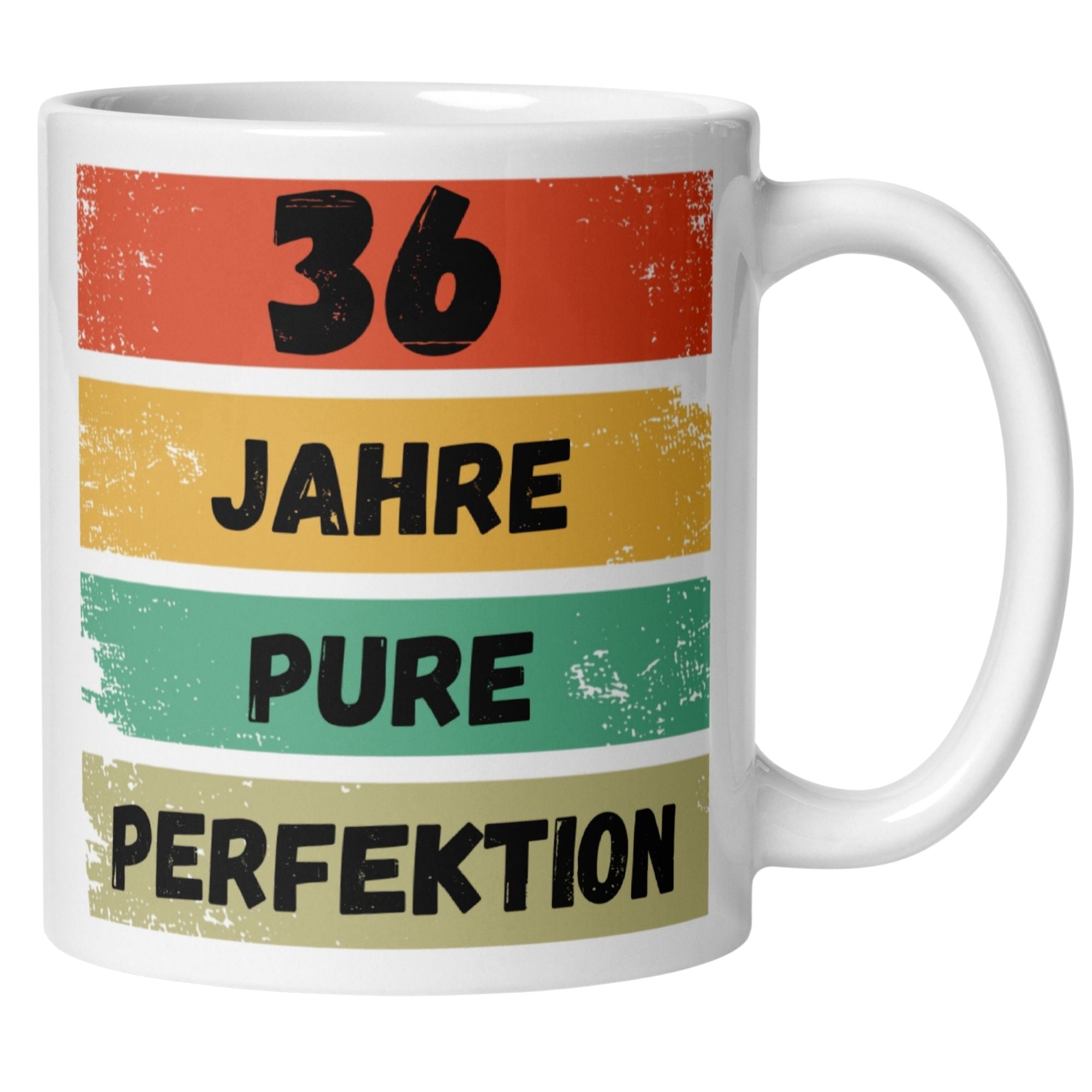 Momentals® Tasse 36. Geburtstag | Vintage & Spruch | 36 Jahre Pure Perfektion • Momentals