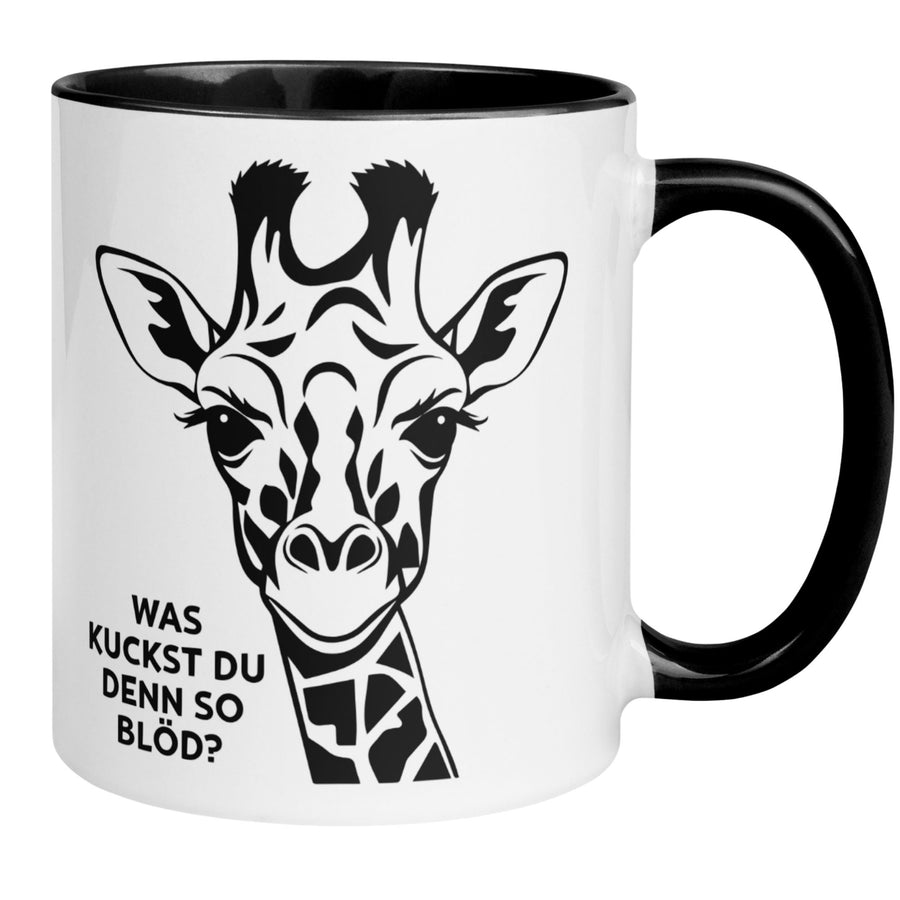 Giraffe Tasse | Was kuckst du denn so blöd