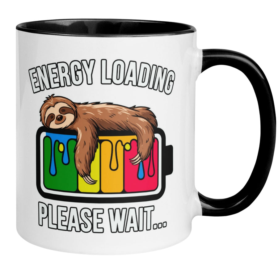 Tasse | Faultier & Spruch | Energy Loading – Please Wait