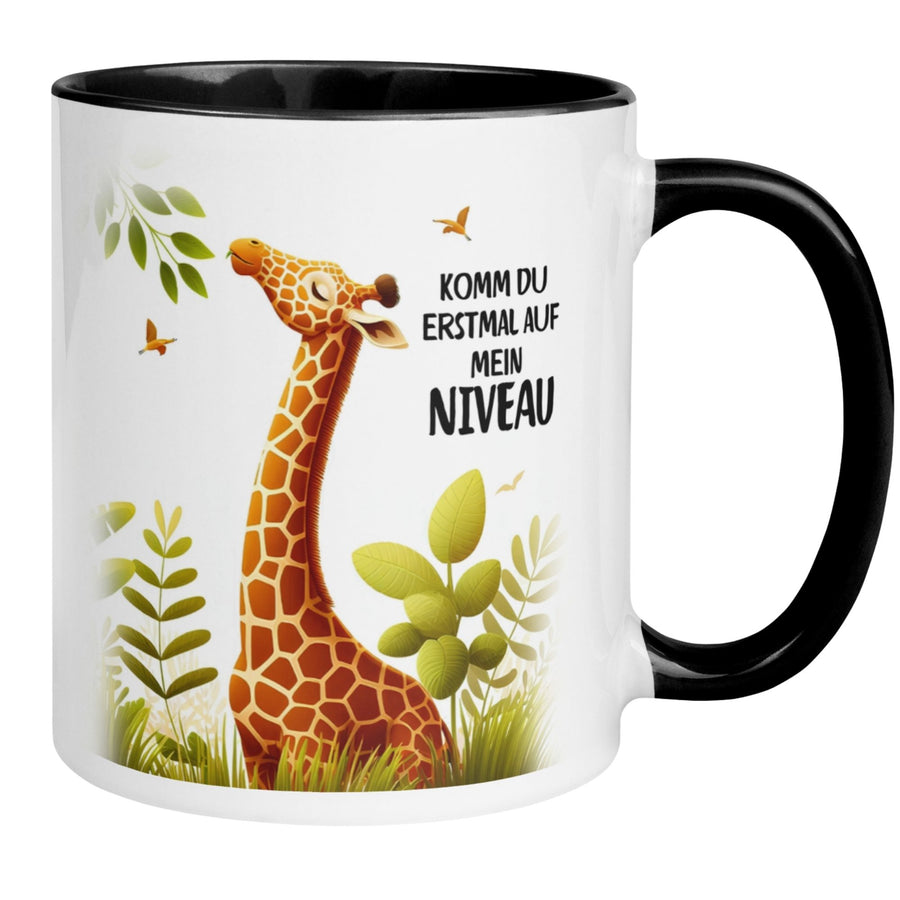 Giraffe Tasse | Komm du erstmal auf mein Niveau