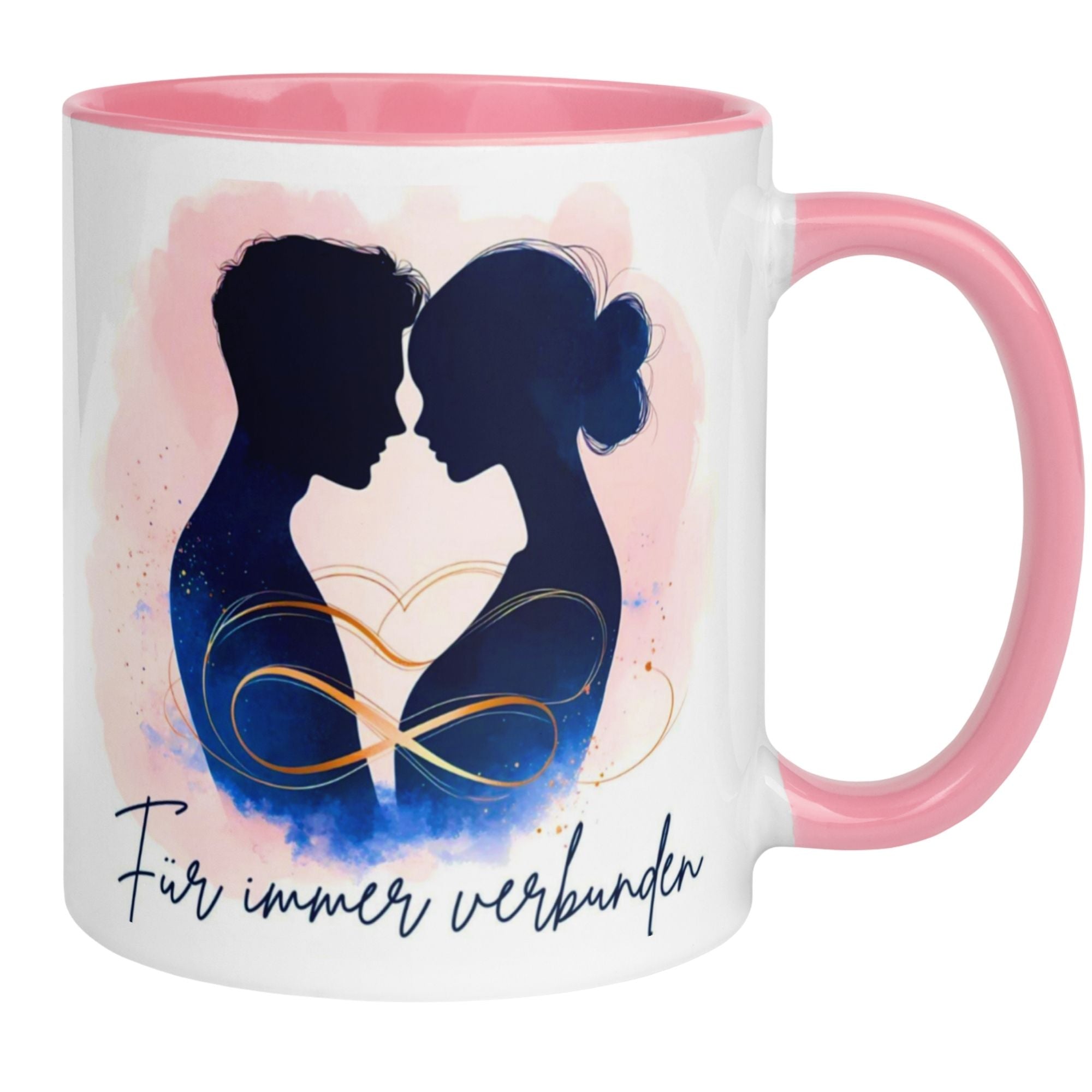 Momentals® Tasse Liebe | Paar & Silhouette | Für immer verbunden
