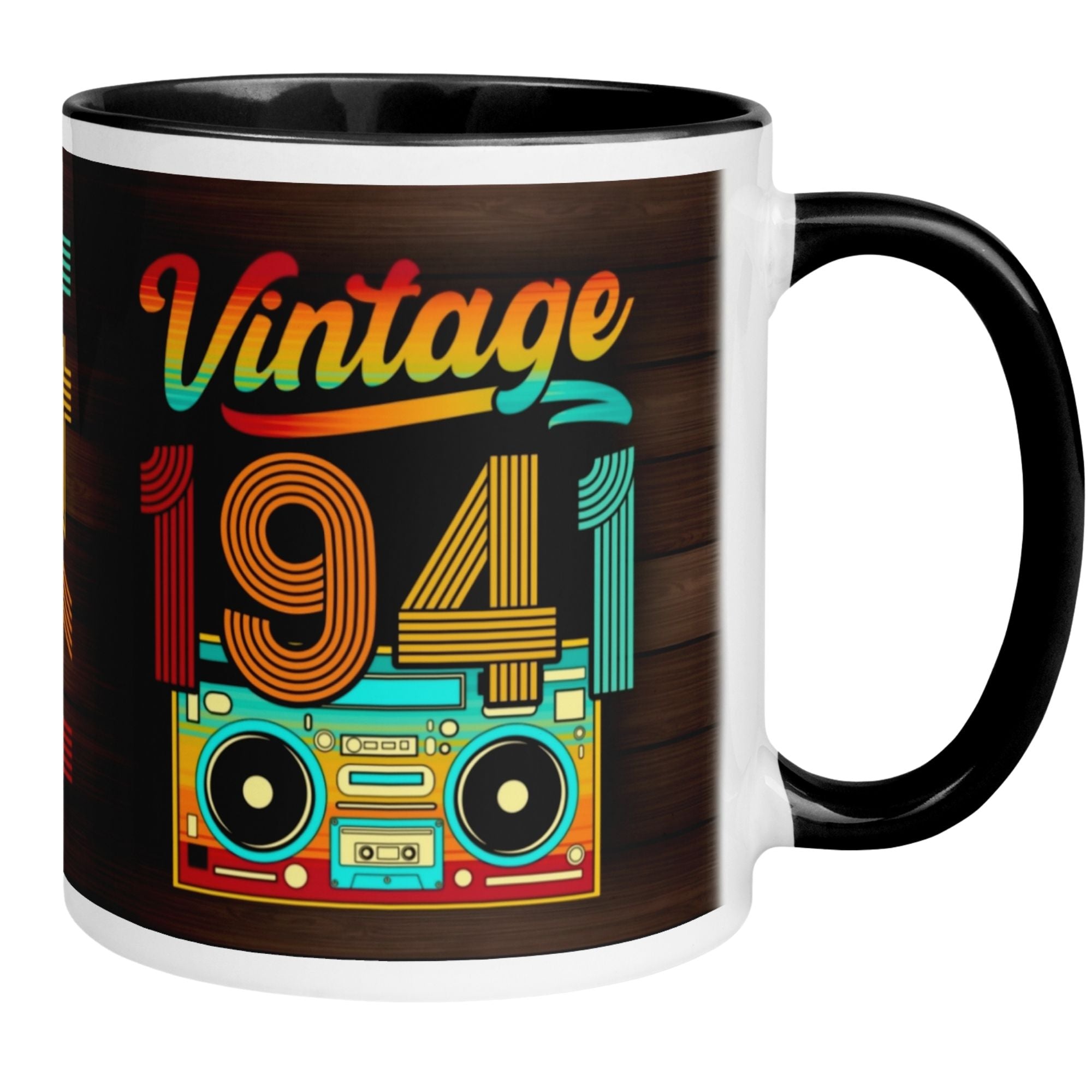 Momentals® Tasse 84. Geburtstag | Retro & Zahl | Vintage 1941