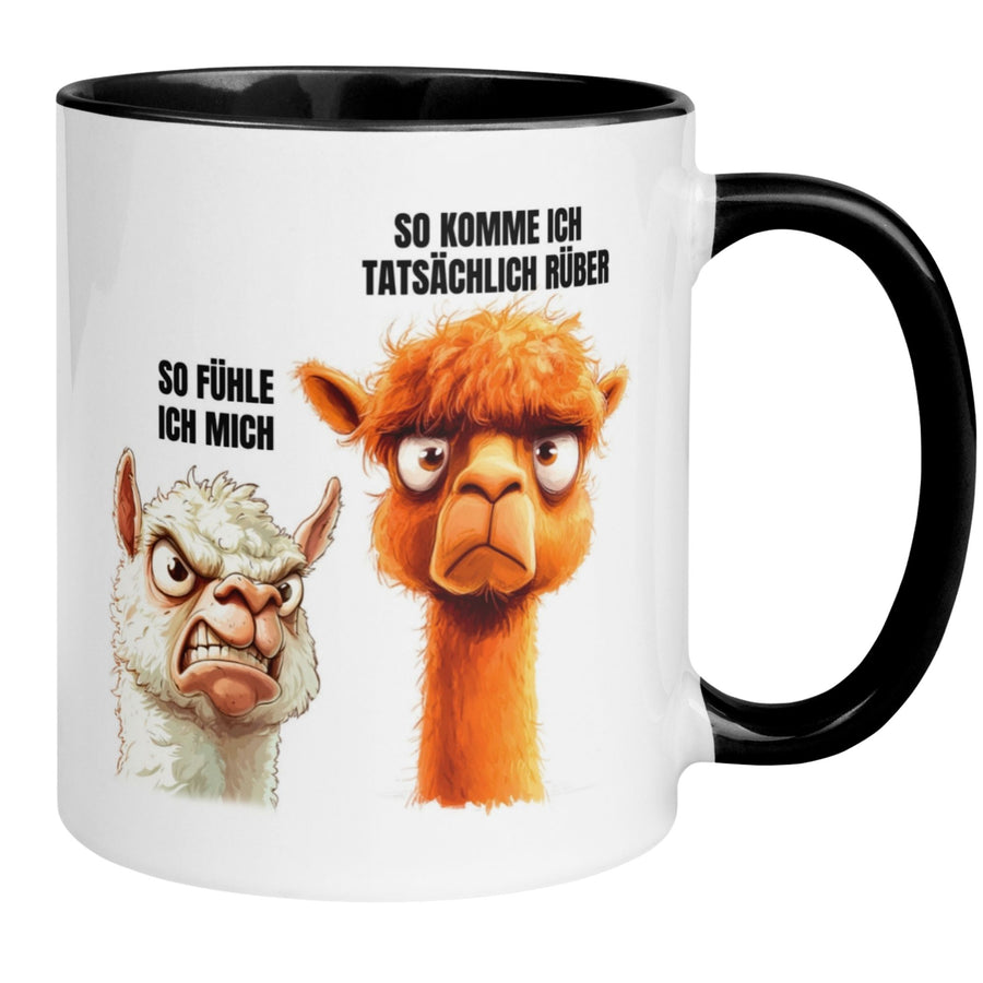 Lama Tasse | So fühle ich mich – so komme ich tatsächlich rüber